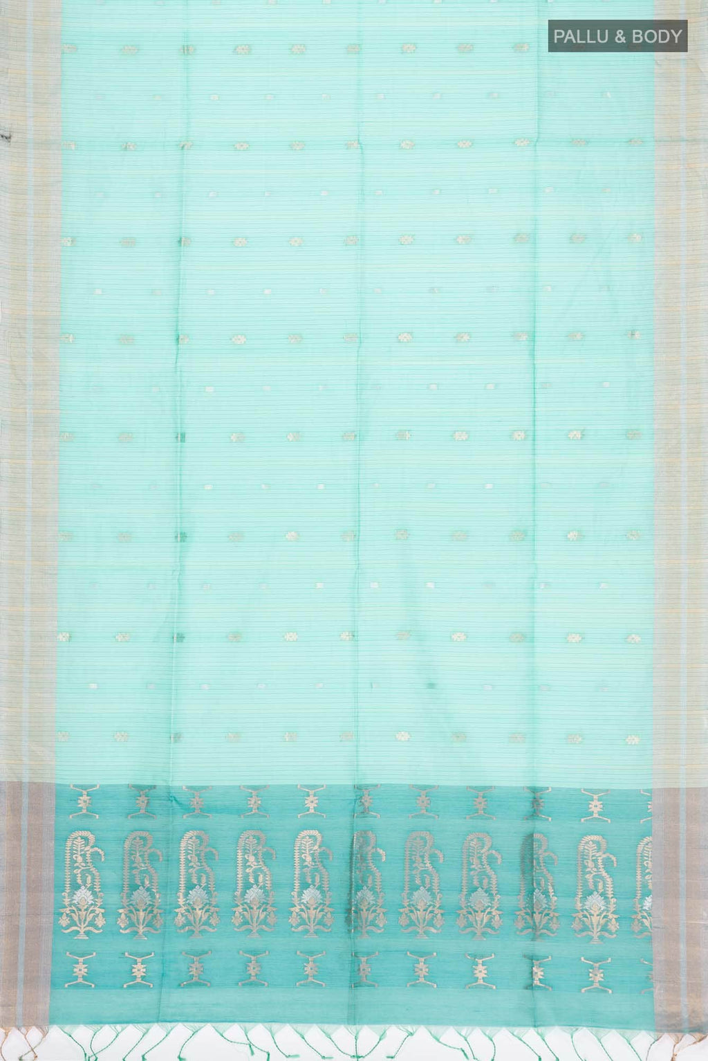 Blue Silk Cotton Saree