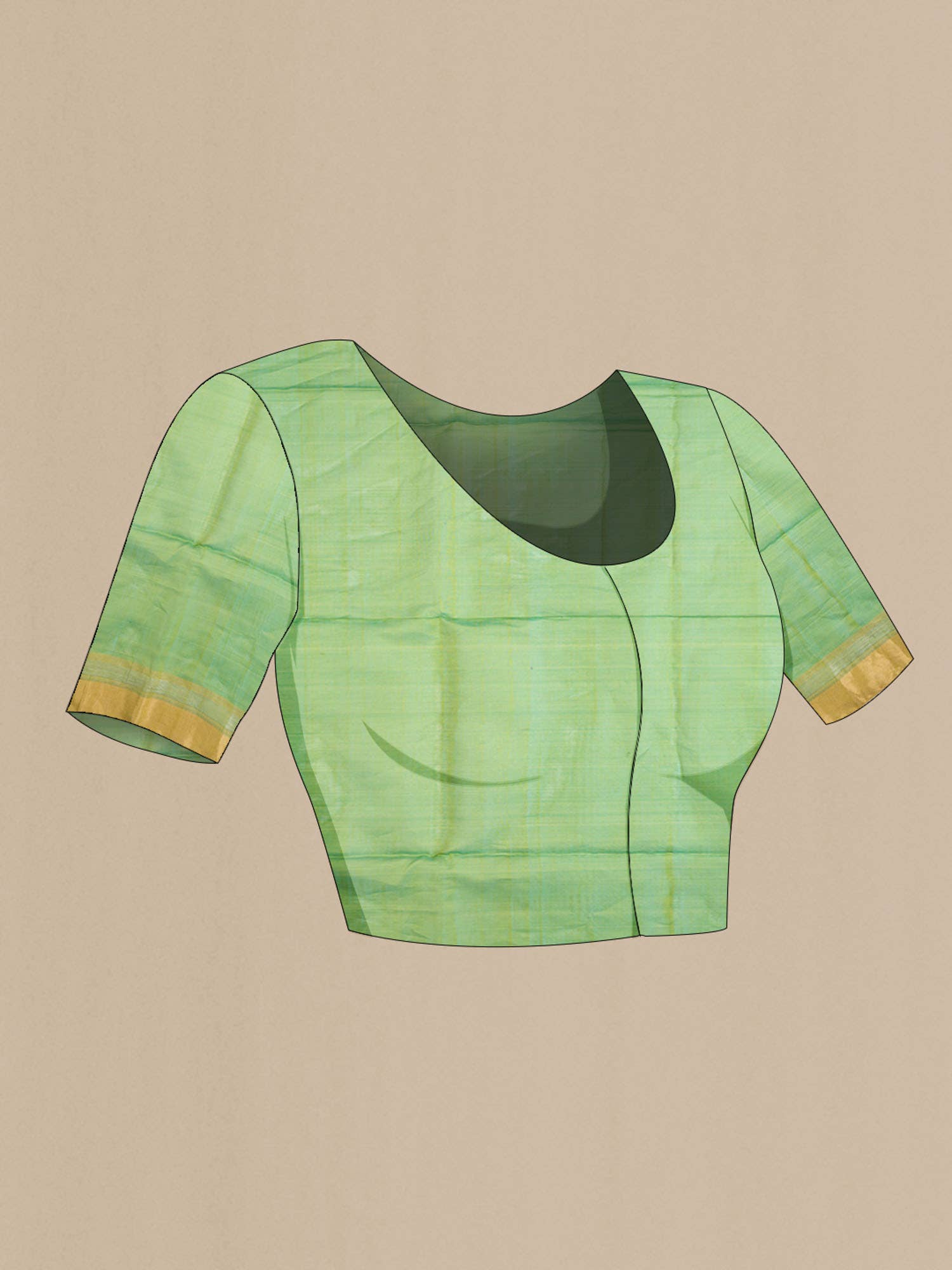 Green Silk Cotton Saree