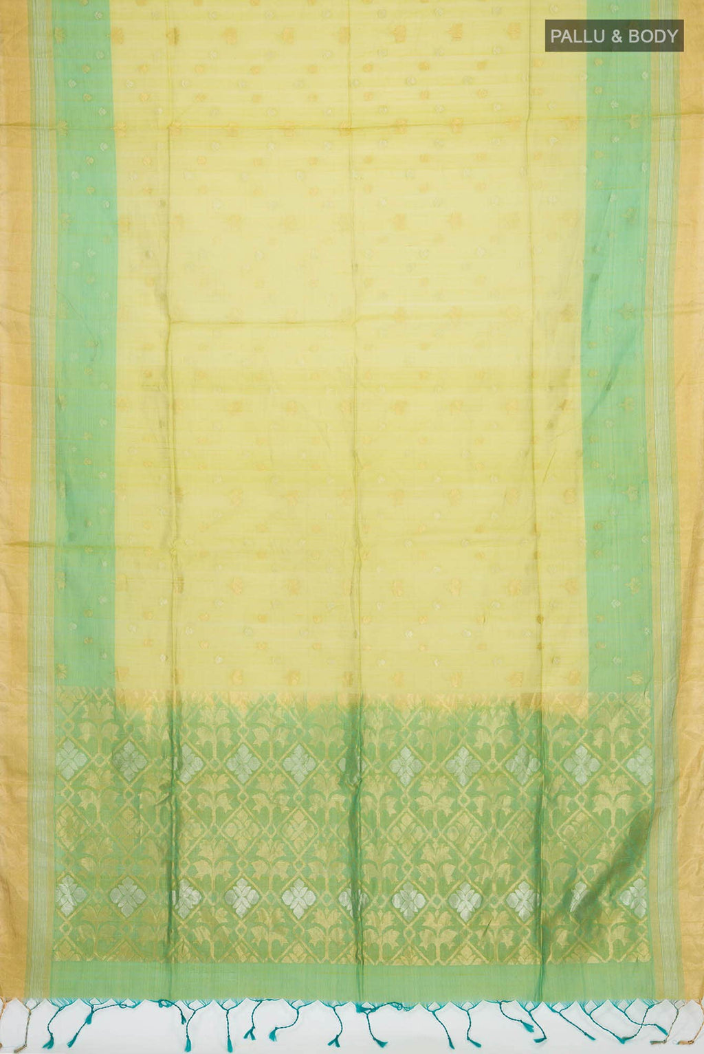 Green Silk Cotton Saree