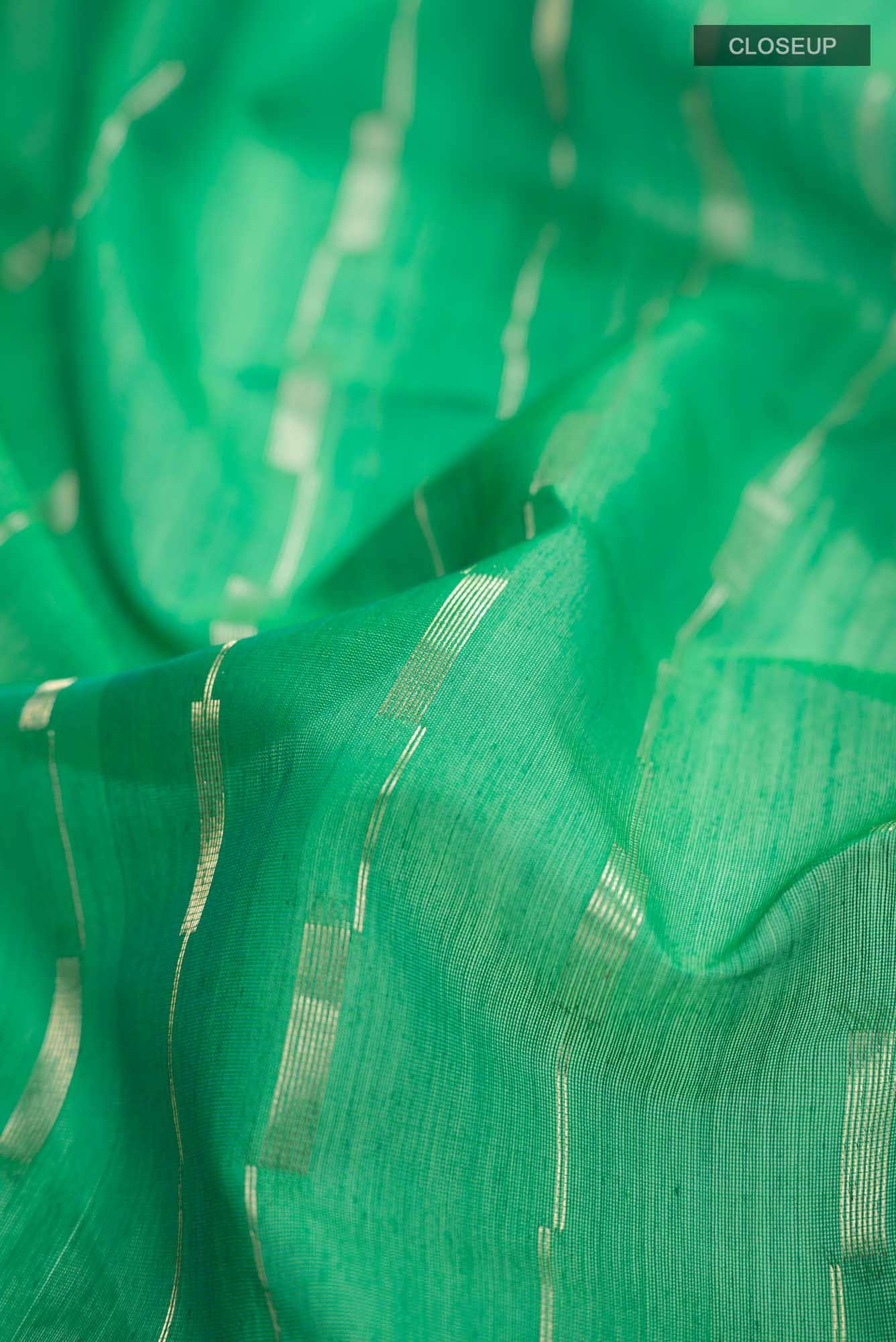 Green Silk Cotton Saree