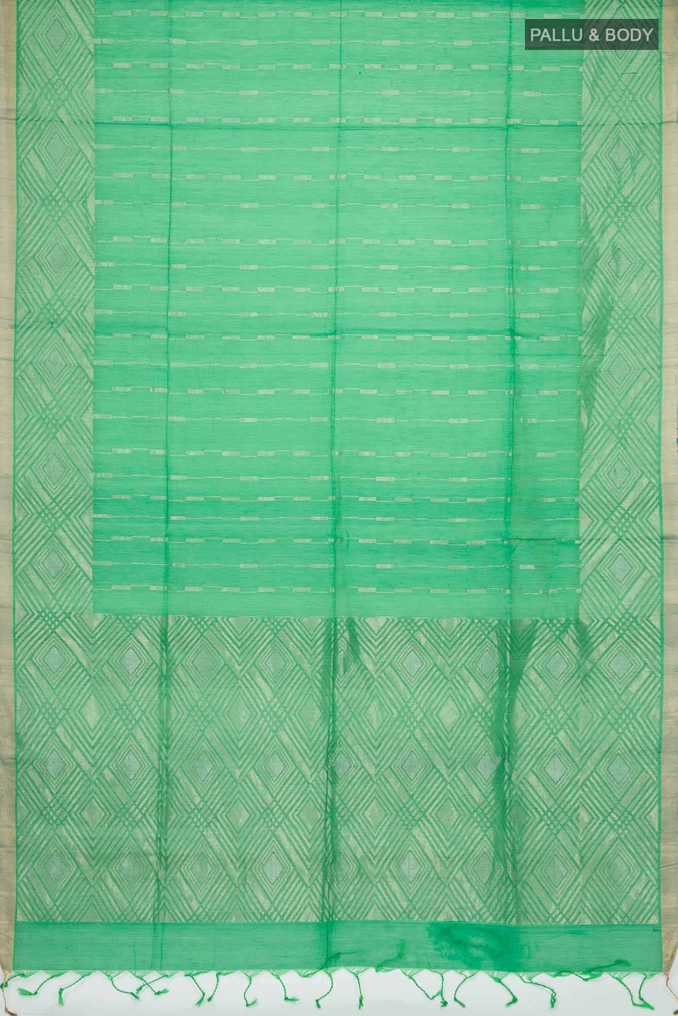 Green Silk Cotton Saree