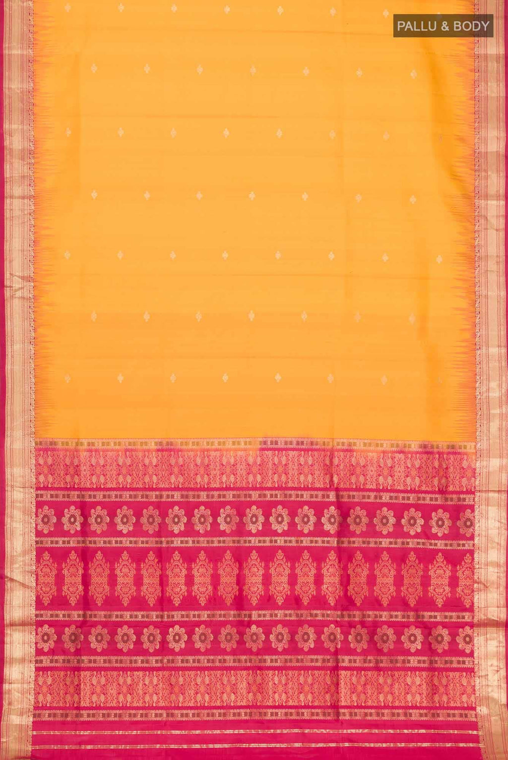 Yellow Soft Silk Saree