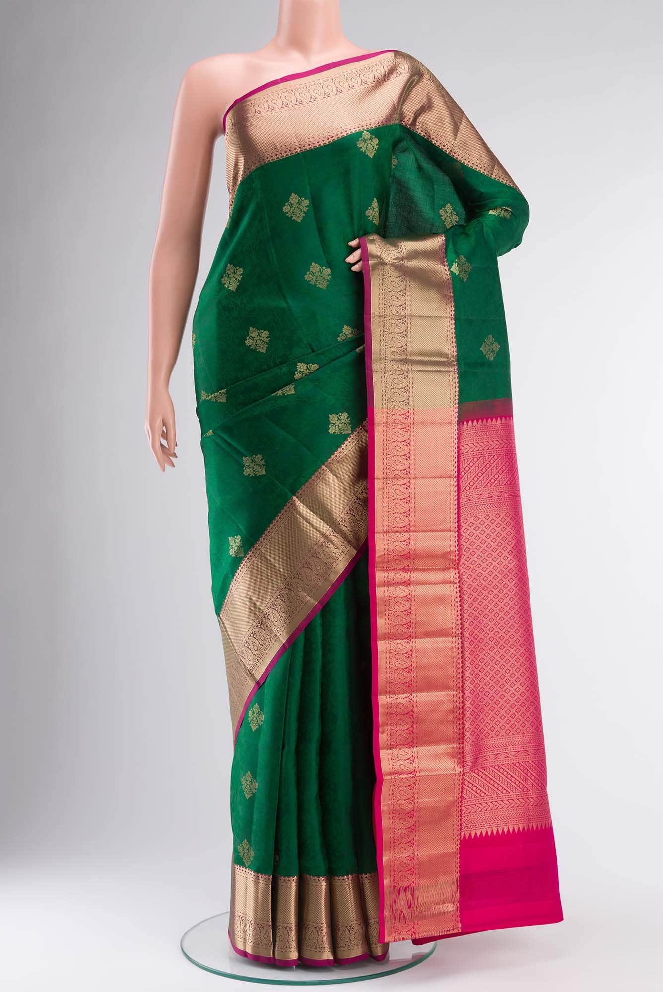 Green Soft Silk Saree