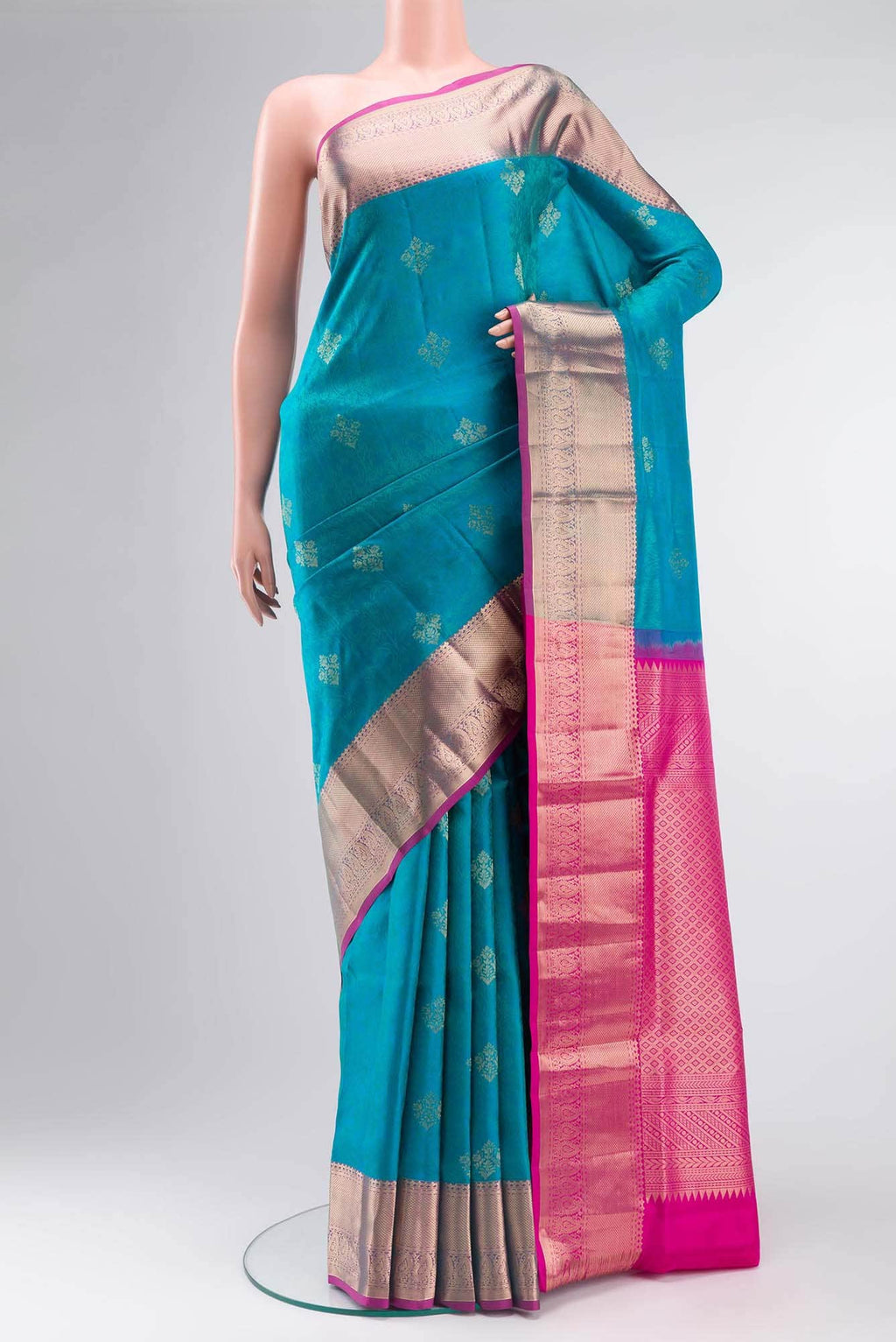 Blue Soft Silk Saree