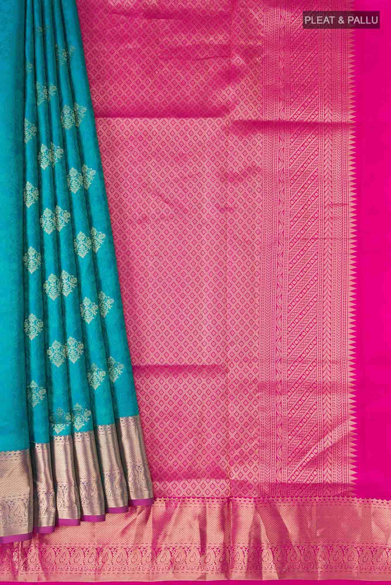 Blue Soft Silk Saree