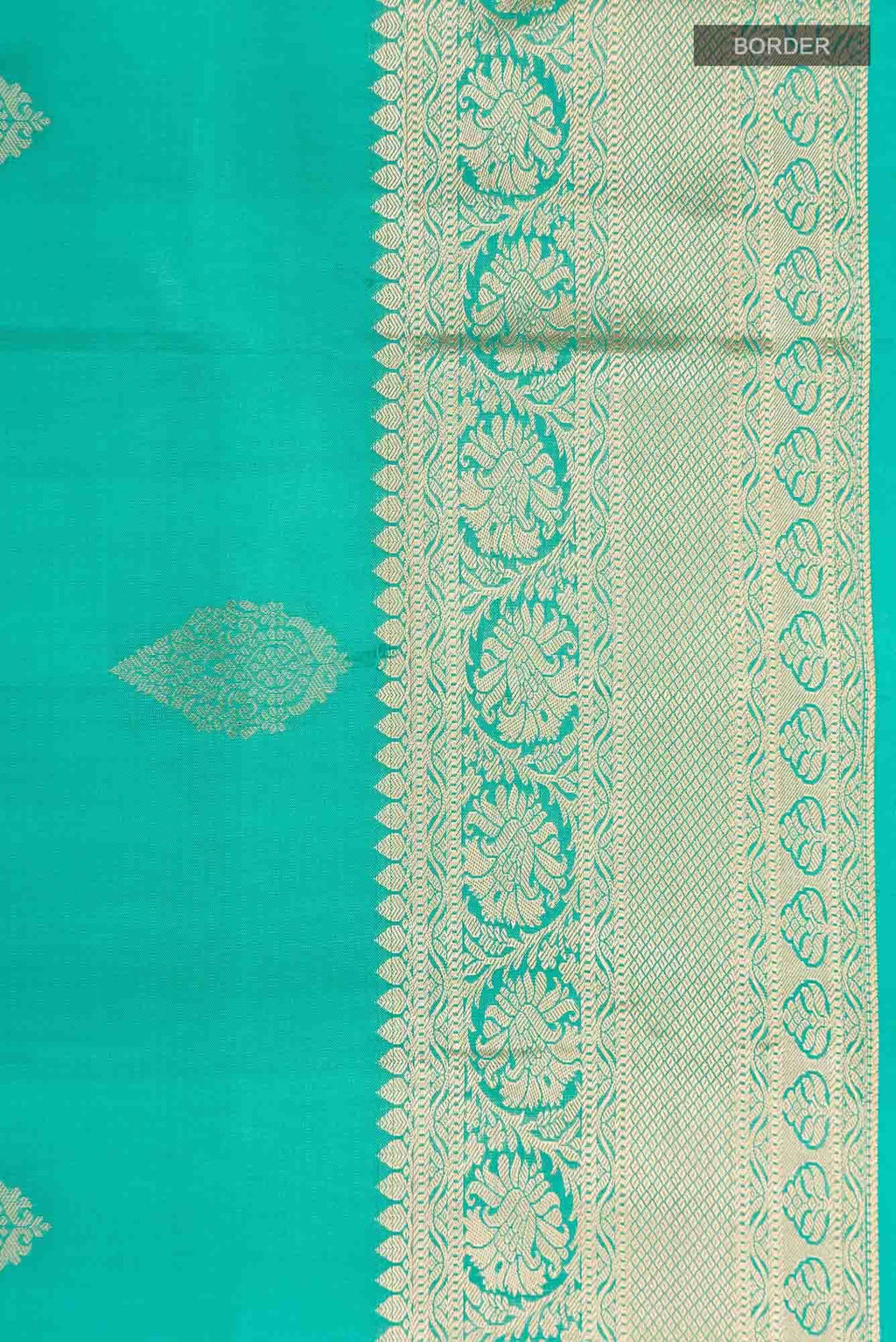 Turquoise Soft Silk Saree