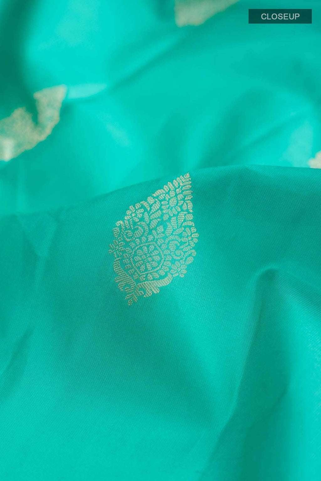 Turquoise Soft Silk Saree