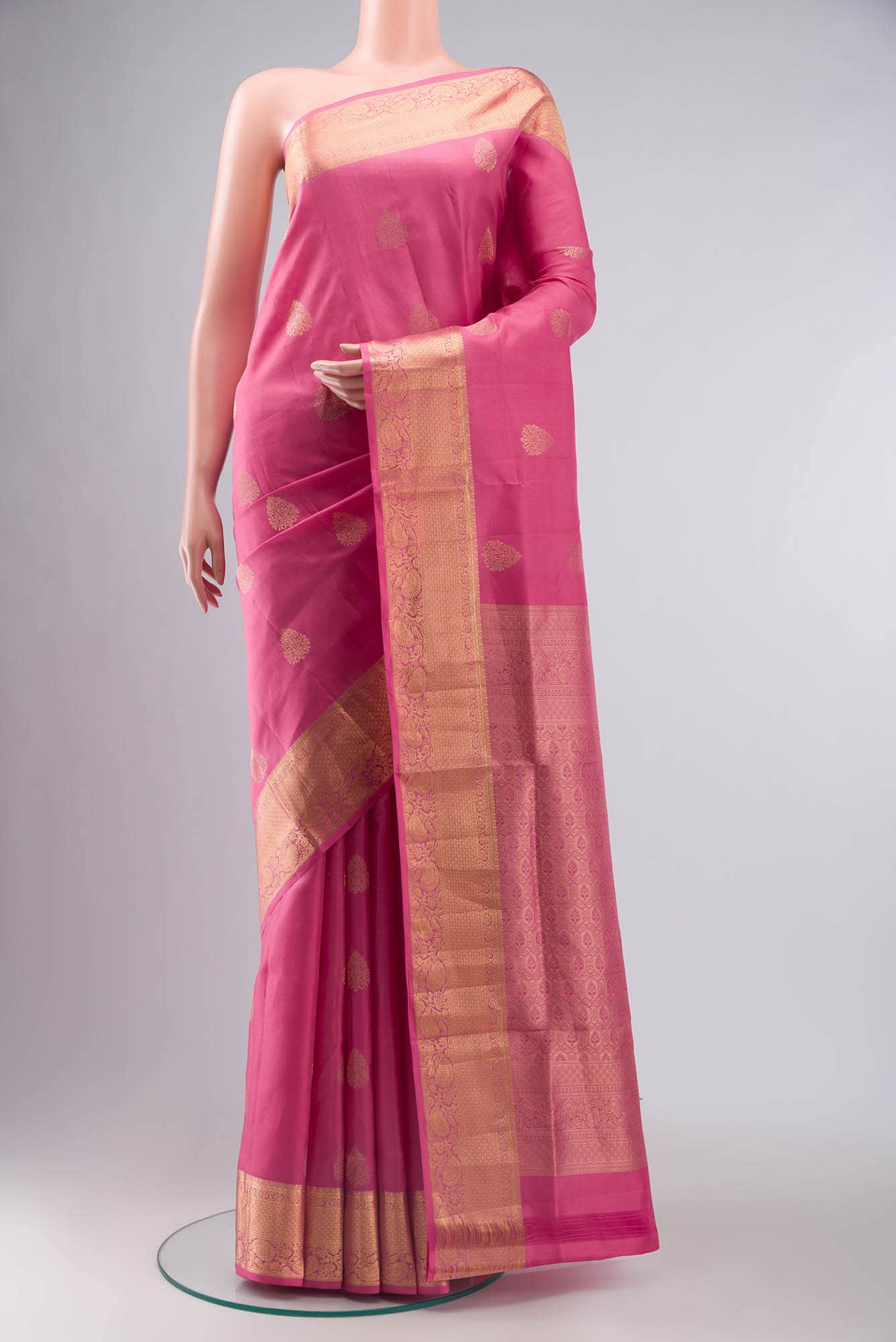 Pink Soft Silk Saree