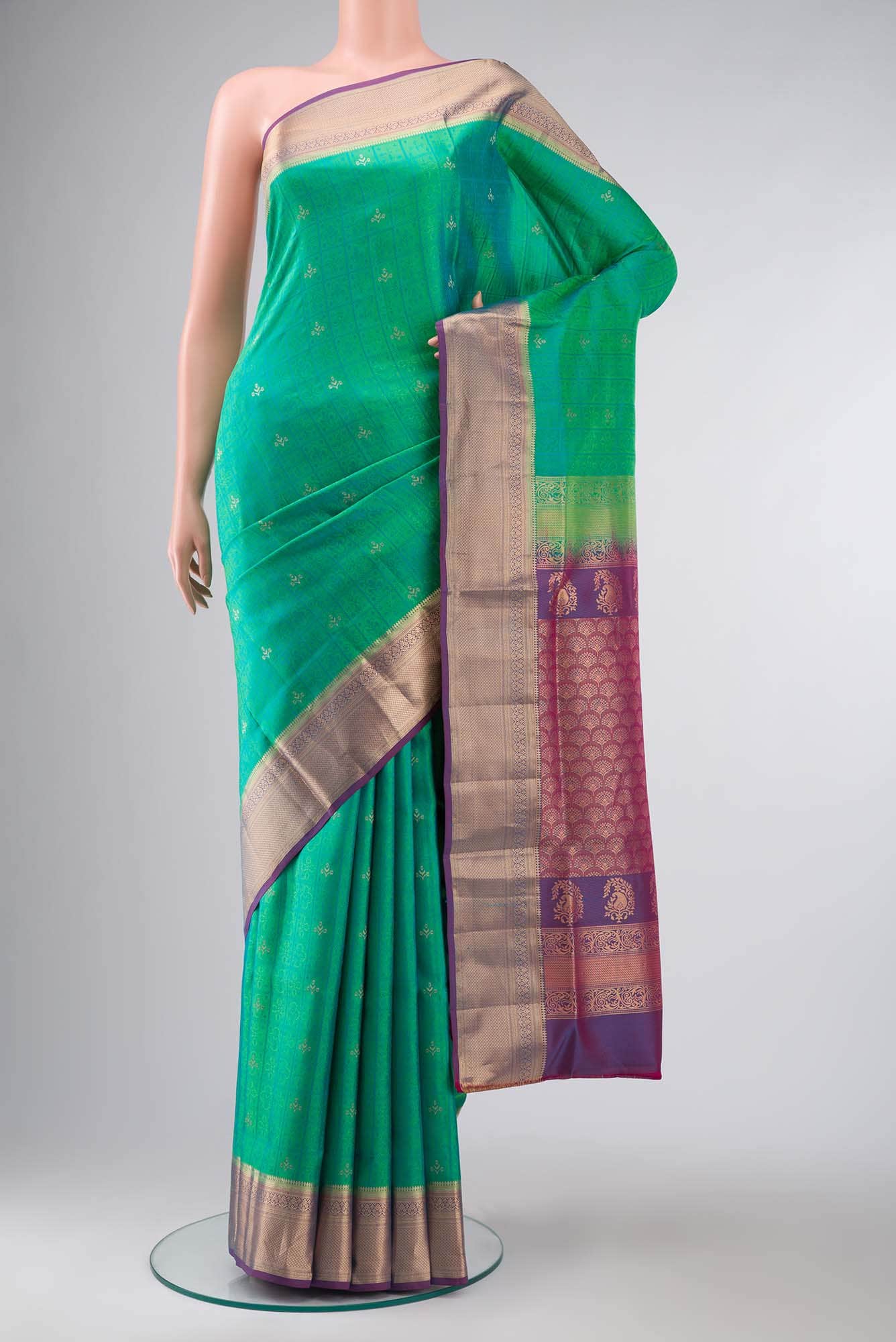 Green Soft Silk Saree