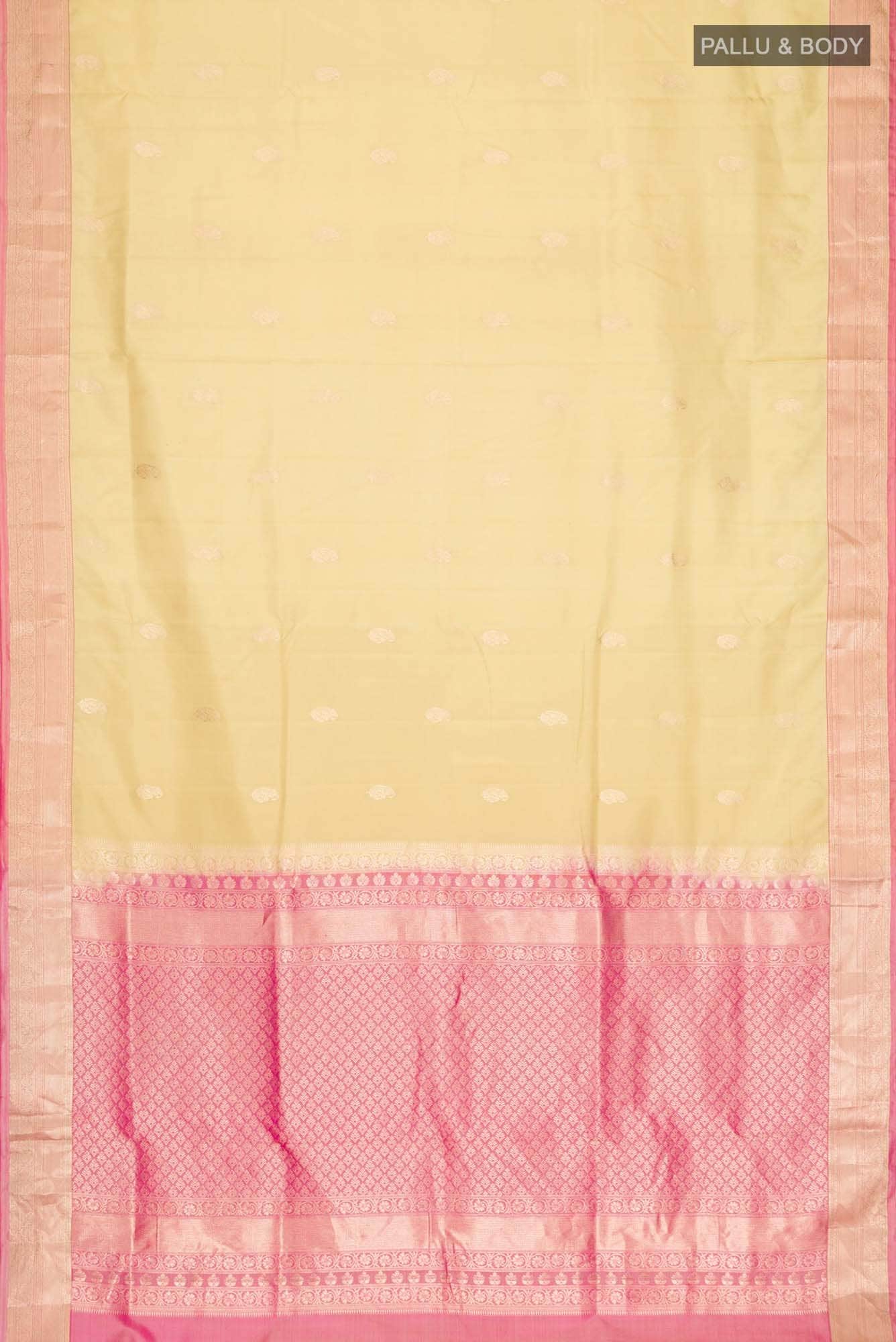 Beige Soft Silk Saree