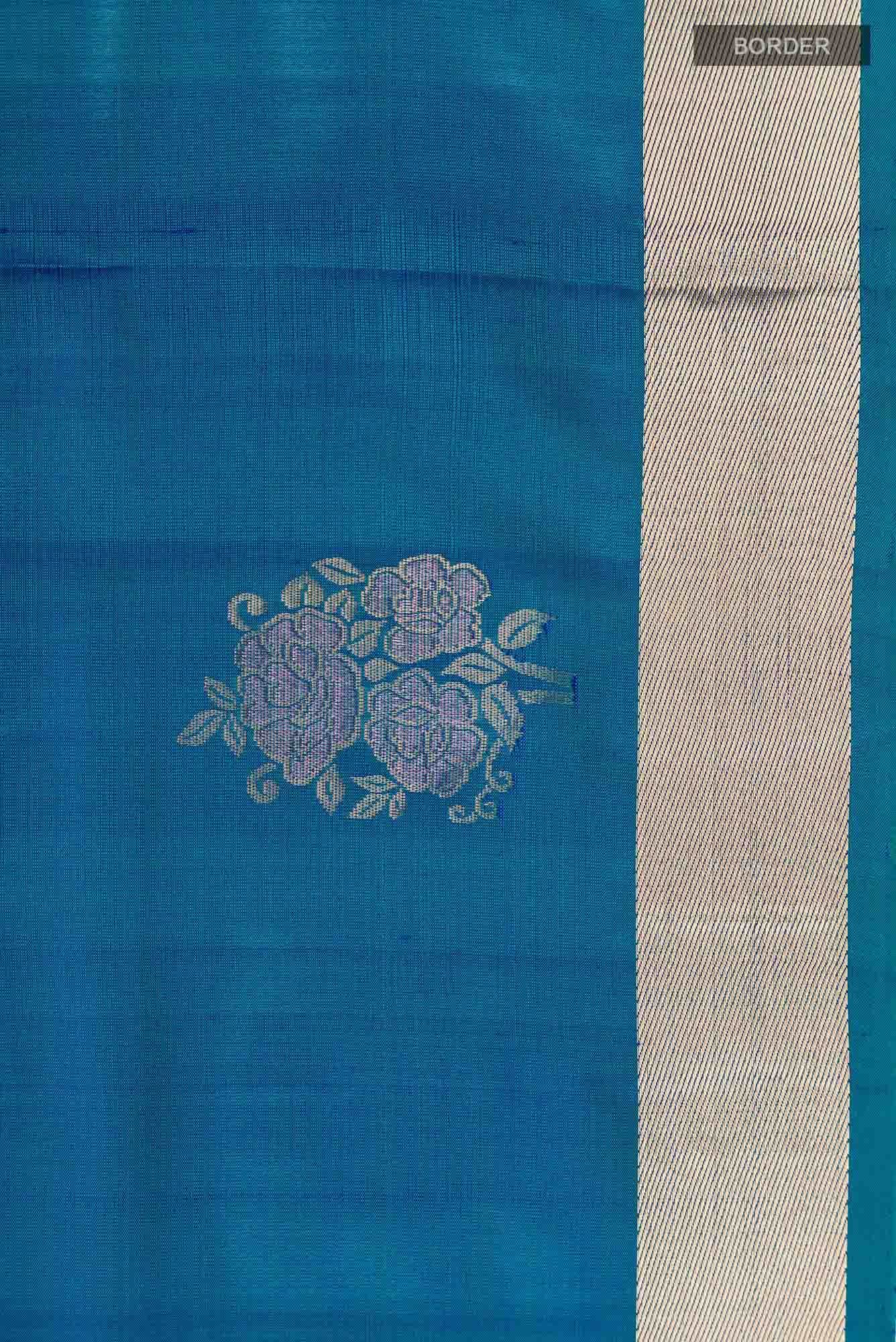 Blue Soft Silk Saree