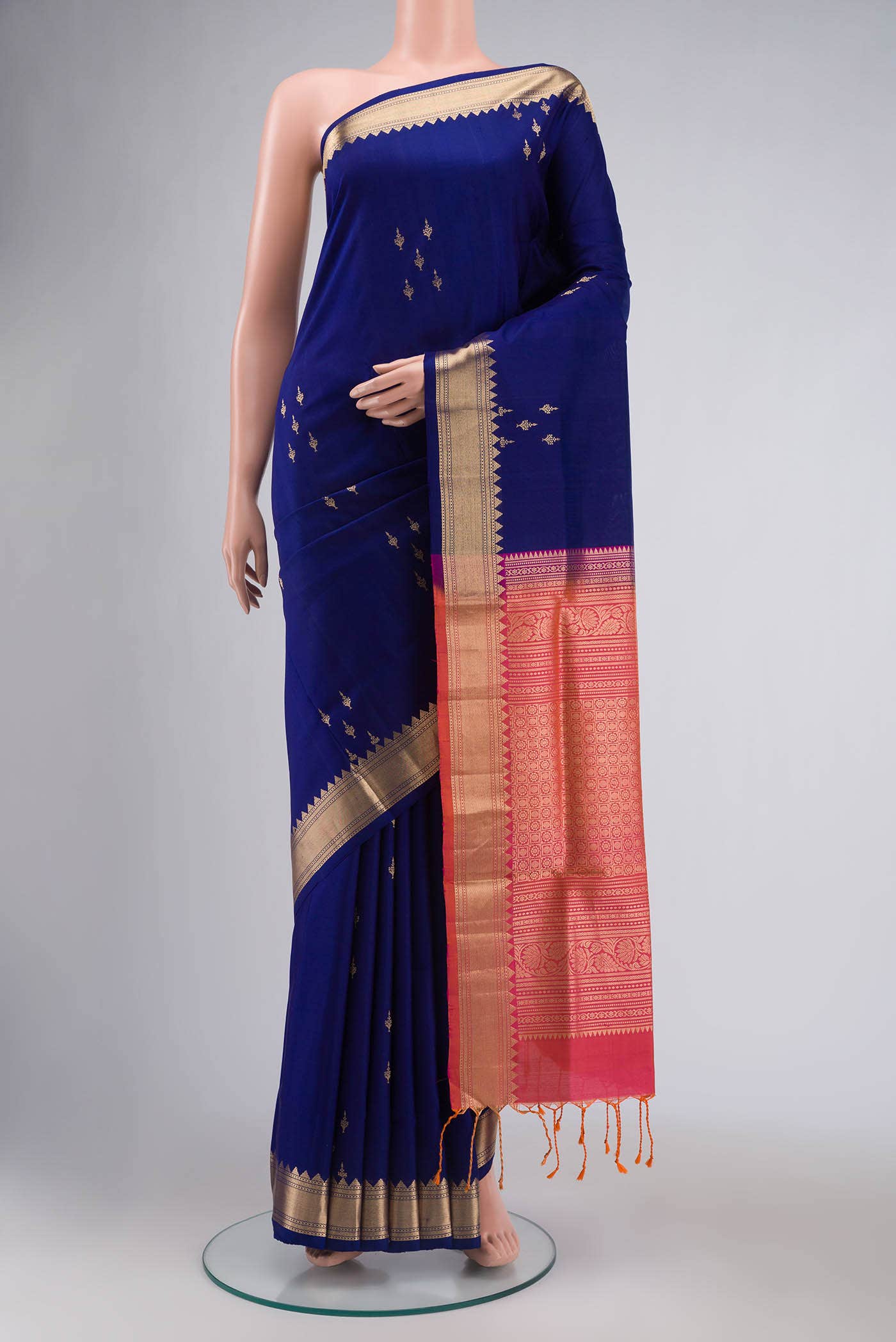 Blue Soft Silk Saree