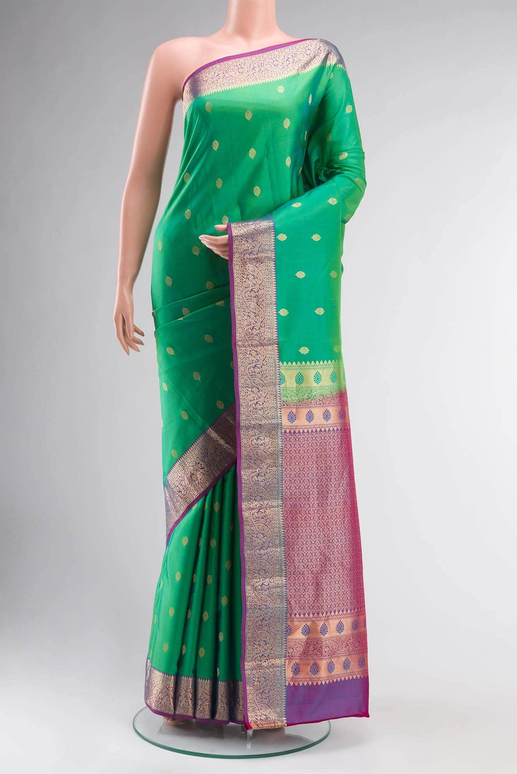 Green Kanchipuram Silk Saree