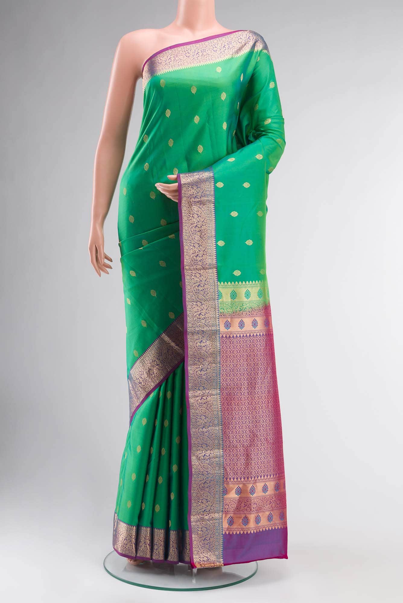 Green Kanchipuram Silk Saree