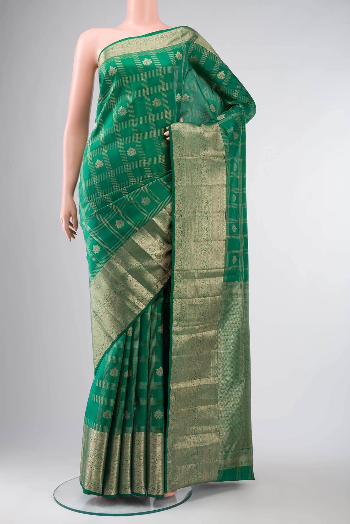 Green Kanchipuram Silk Saree
