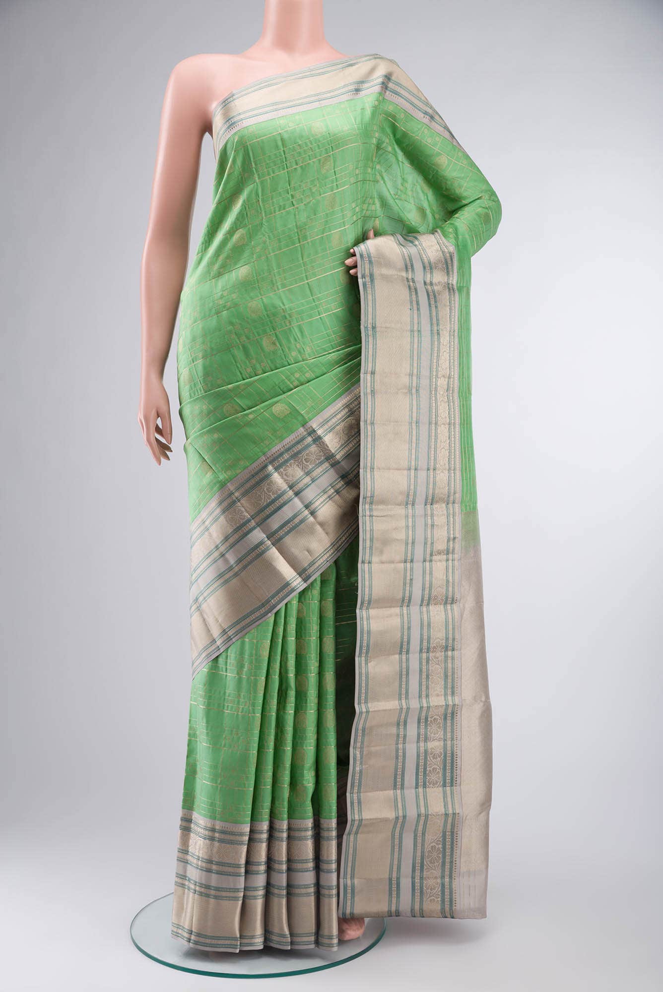 Green Kanchipuram Silk Saree