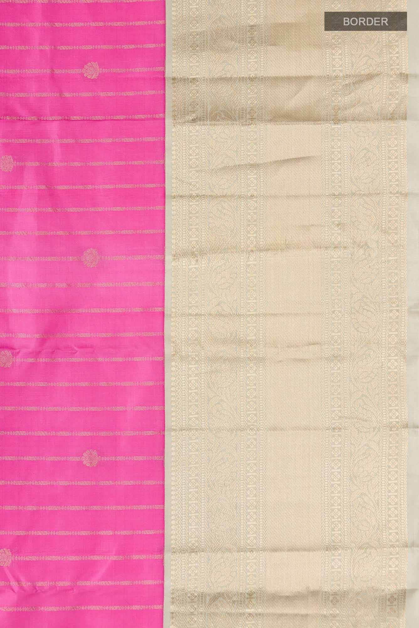 Pink Kanchipuram Silk Saree