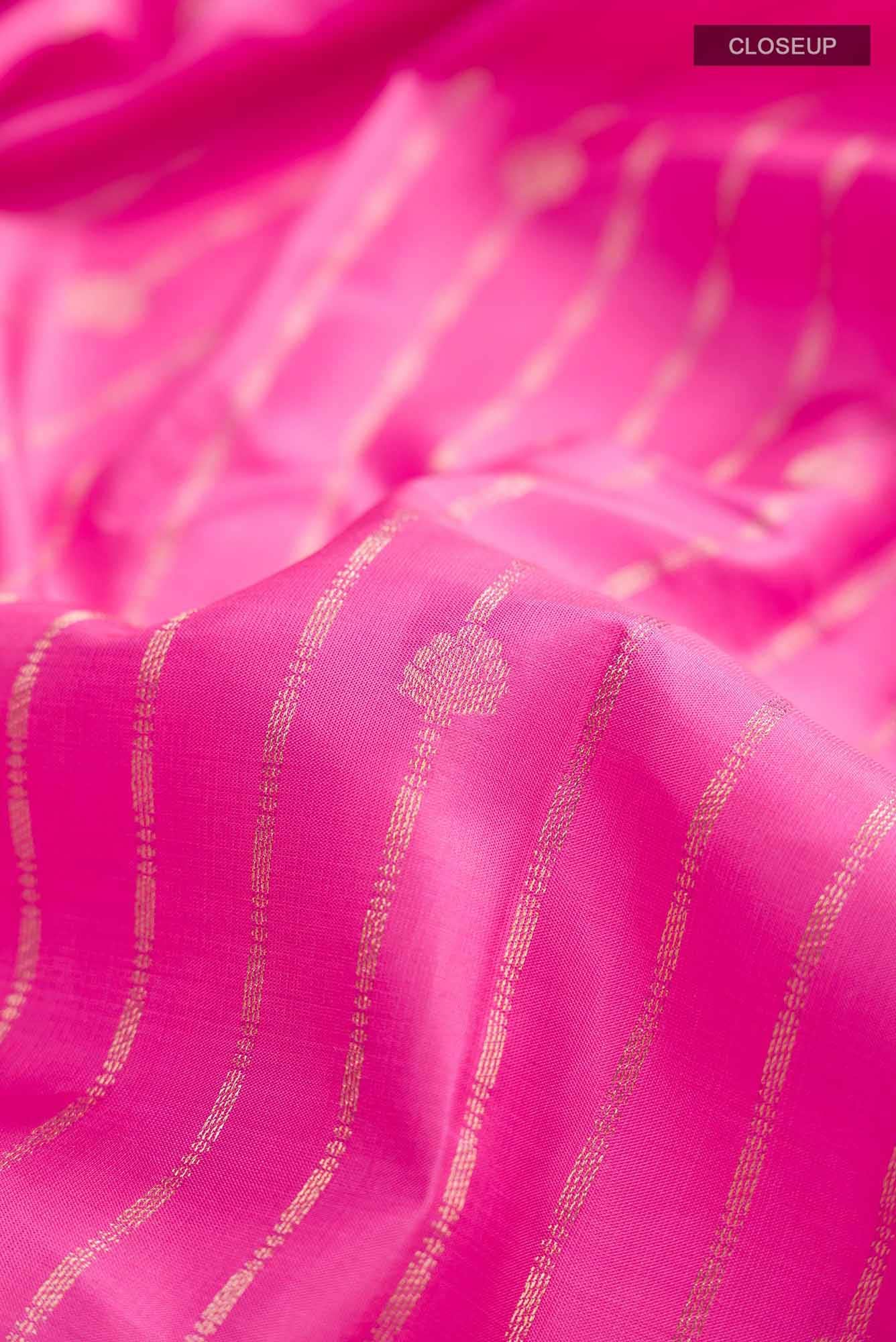 Pink Kanchipuram Silk Saree