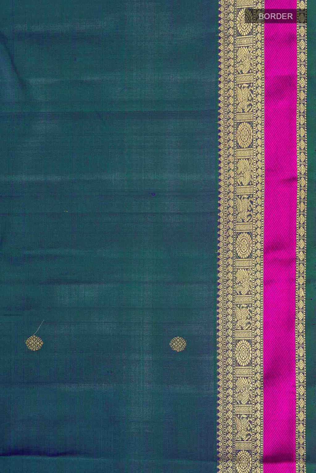Blue Kanchipuram Silk Saree