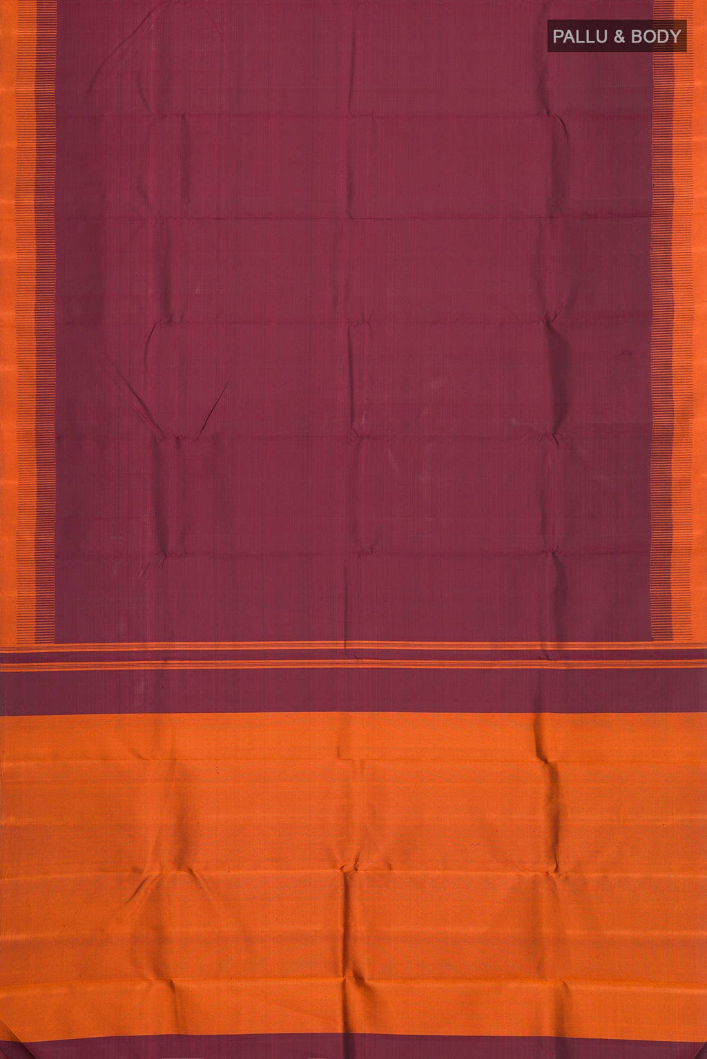 Maroon Kanchipuram Silk Saree