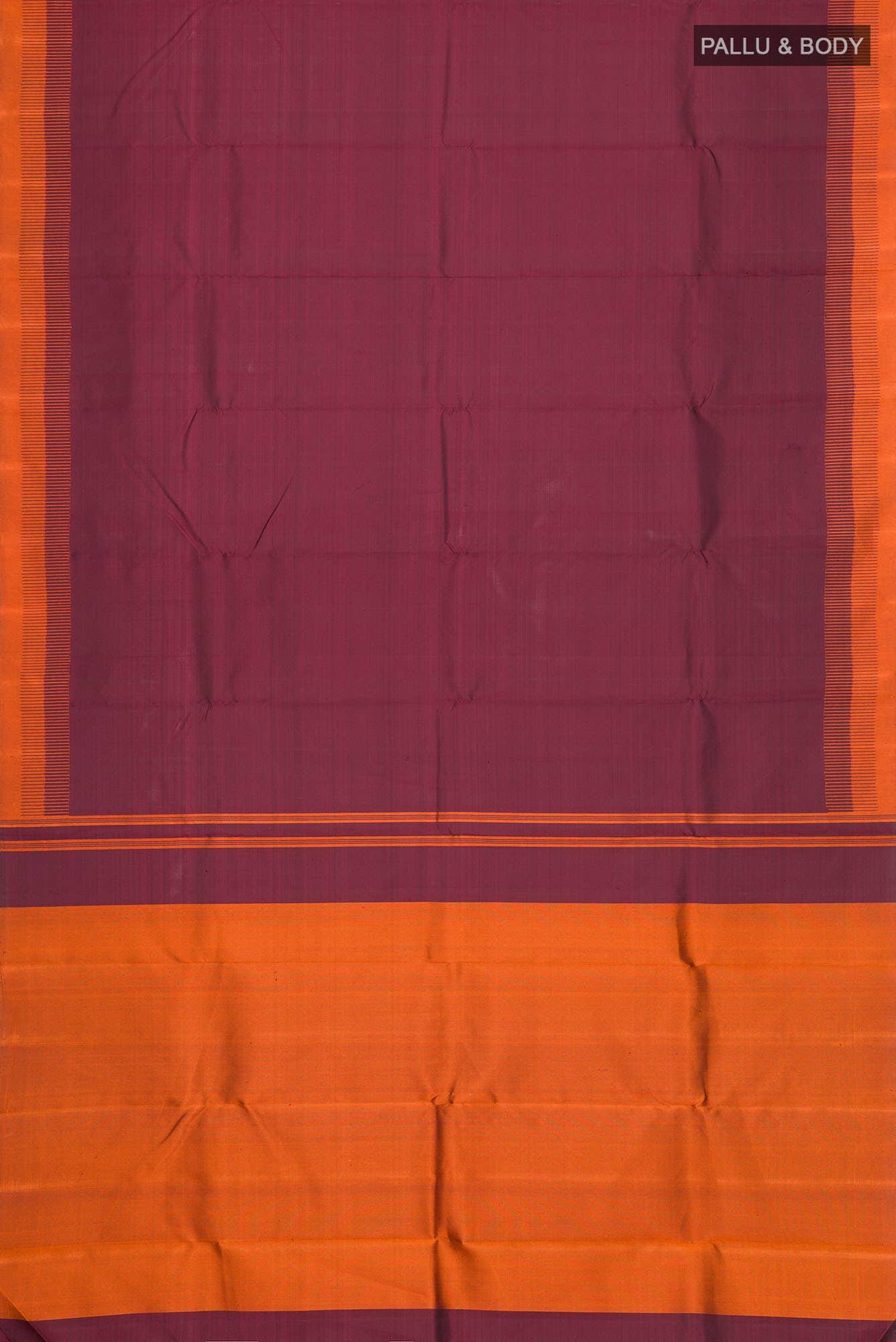 Maroon Kanchipuram Silk Saree