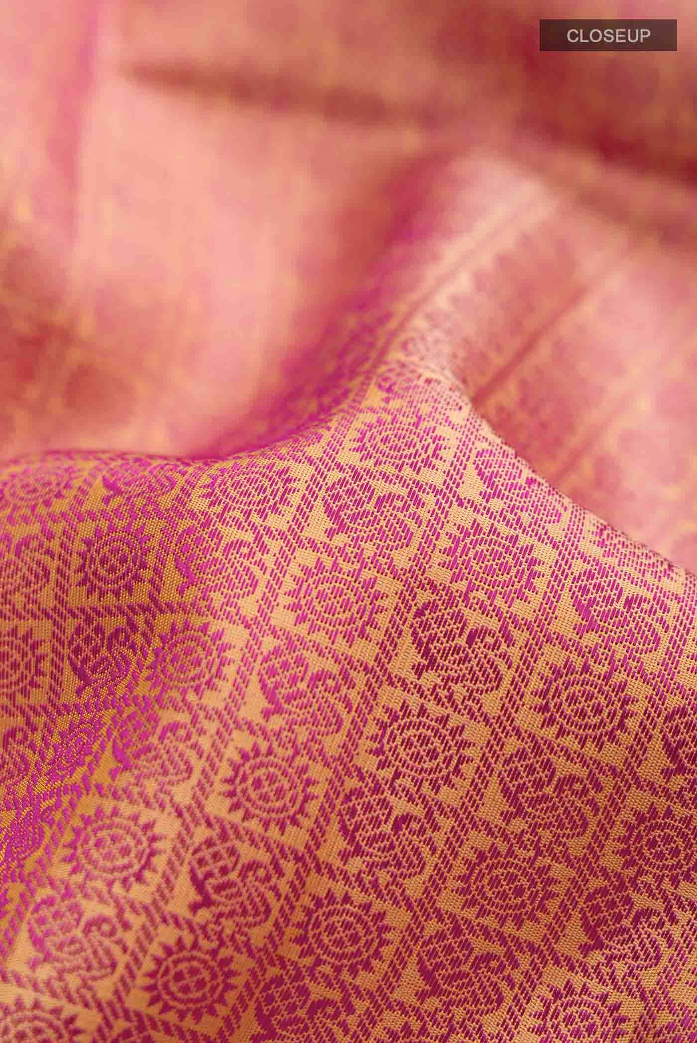 Magenta Kanchipuram Silk Saree