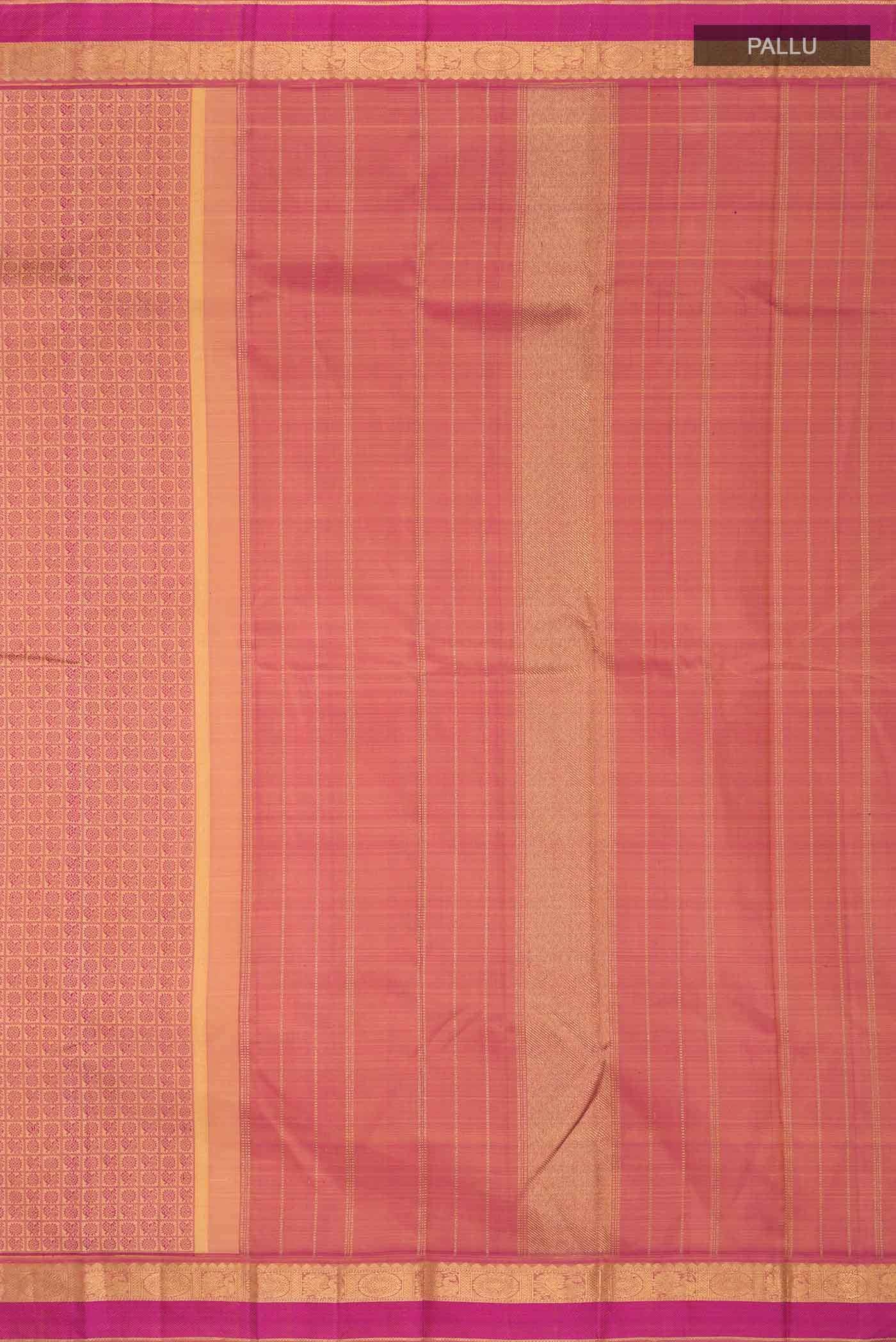 Magenta Kanchipuram Silk Saree