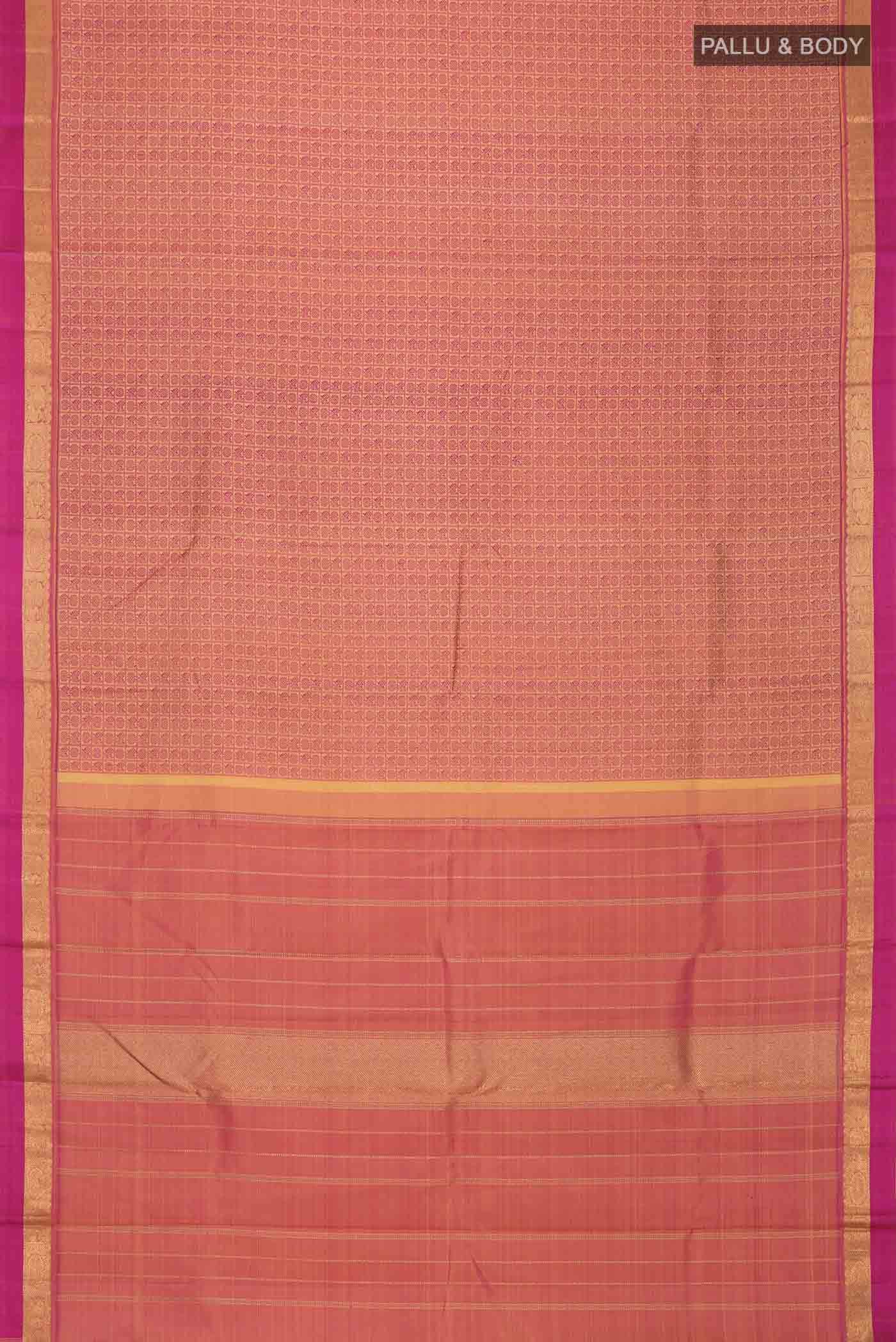 Magenta Kanchipuram Silk Saree