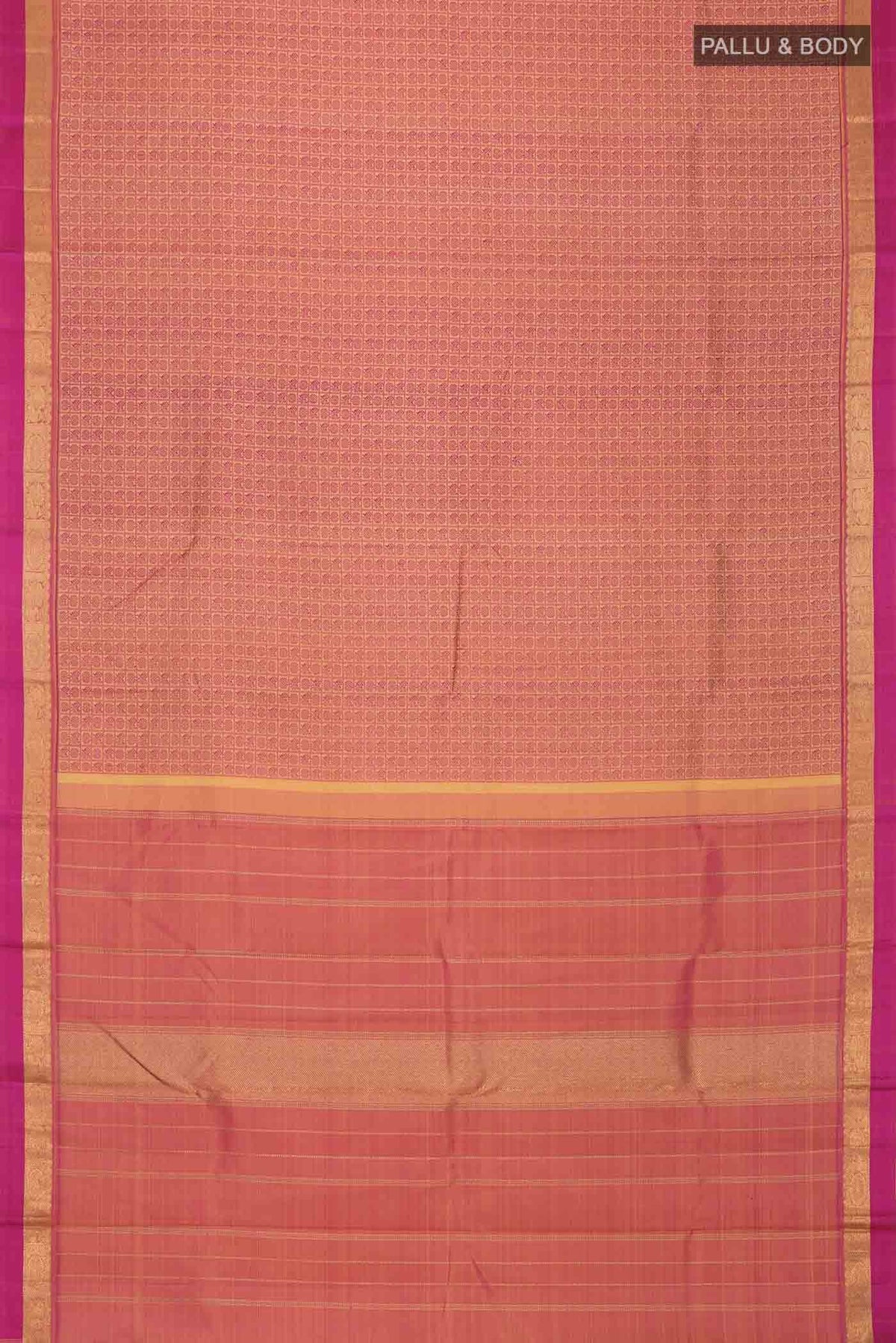 Magenta Kanchipuram Silk Saree
