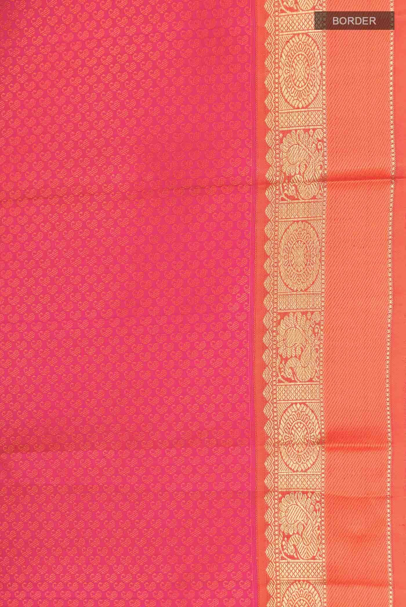 Pure Silk Pure Zari Multi Kanchipuram Saree