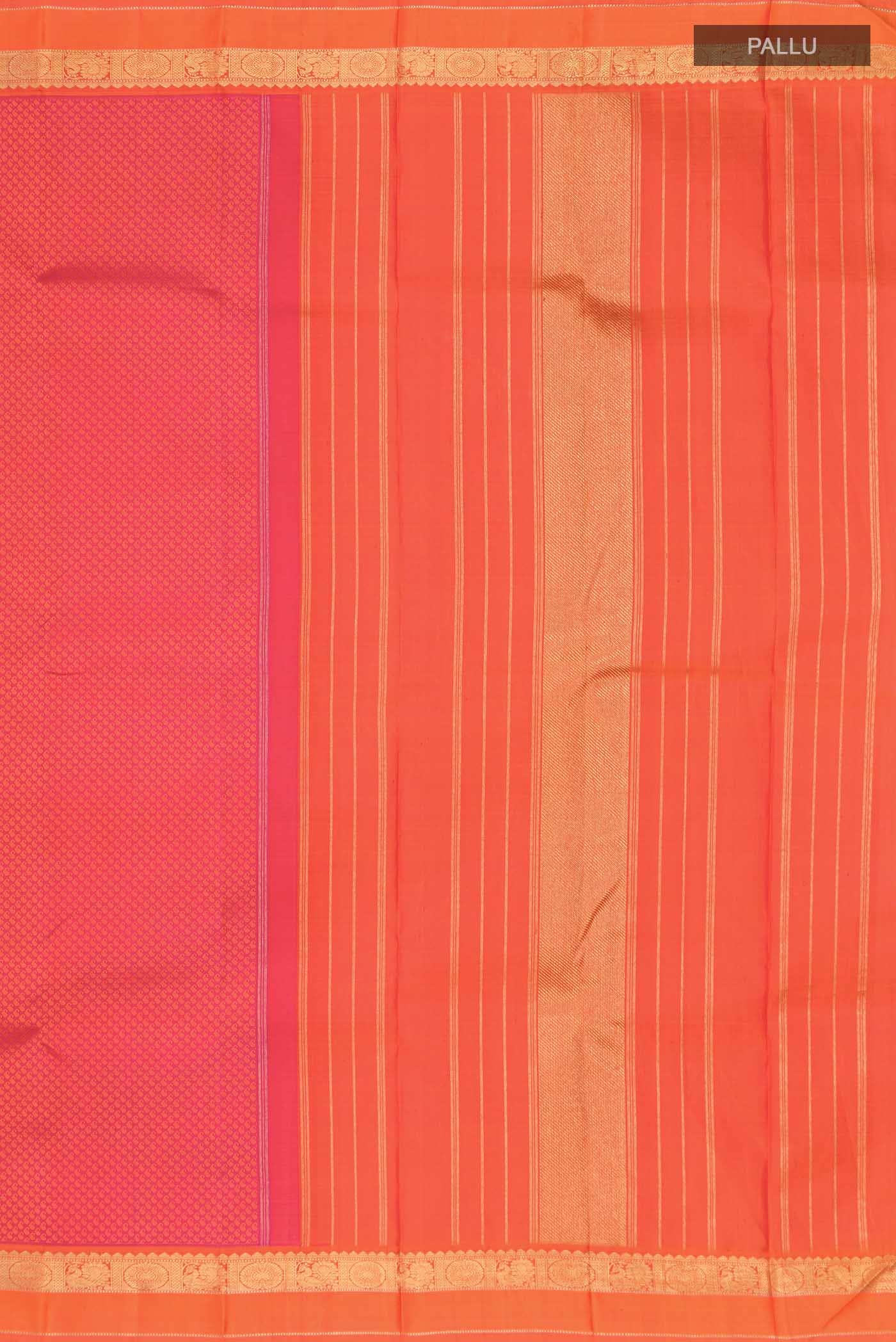 Pure Silk Pure Zari Multi Kanchipuram Saree