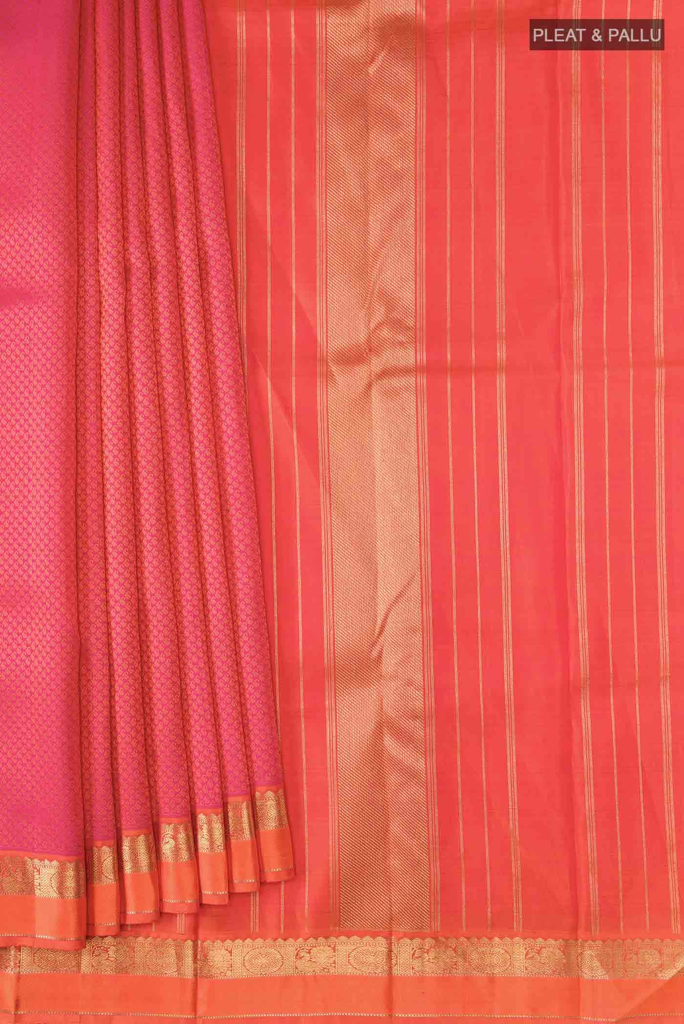 Pure Silk Pure Zari Multi Kanchipuram Saree