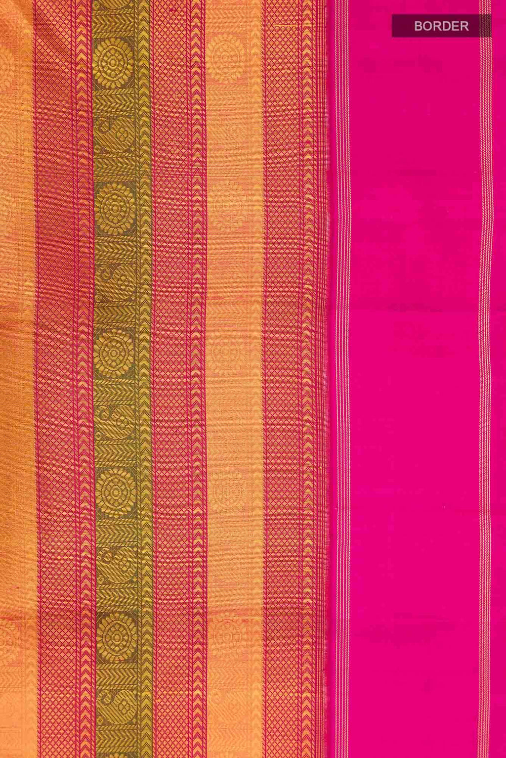Pure Silk Pure Zari Multi Kanchipuram Saree