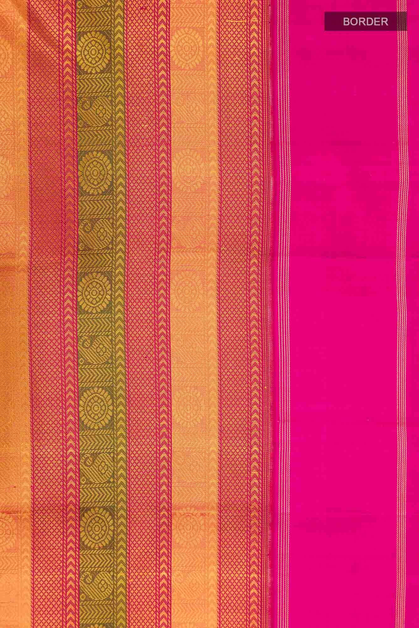 Pure Silk Pure Zari Multi Kanchipuram Saree