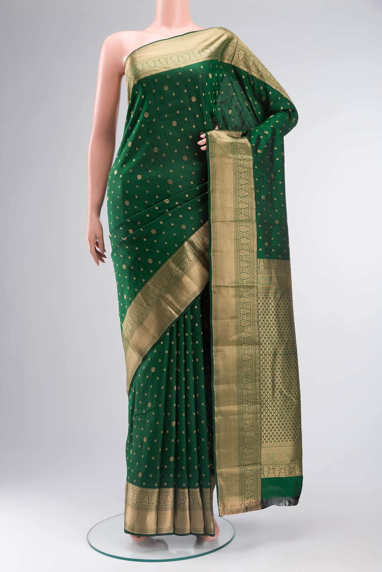 Green Kanchipuram Silk Saree