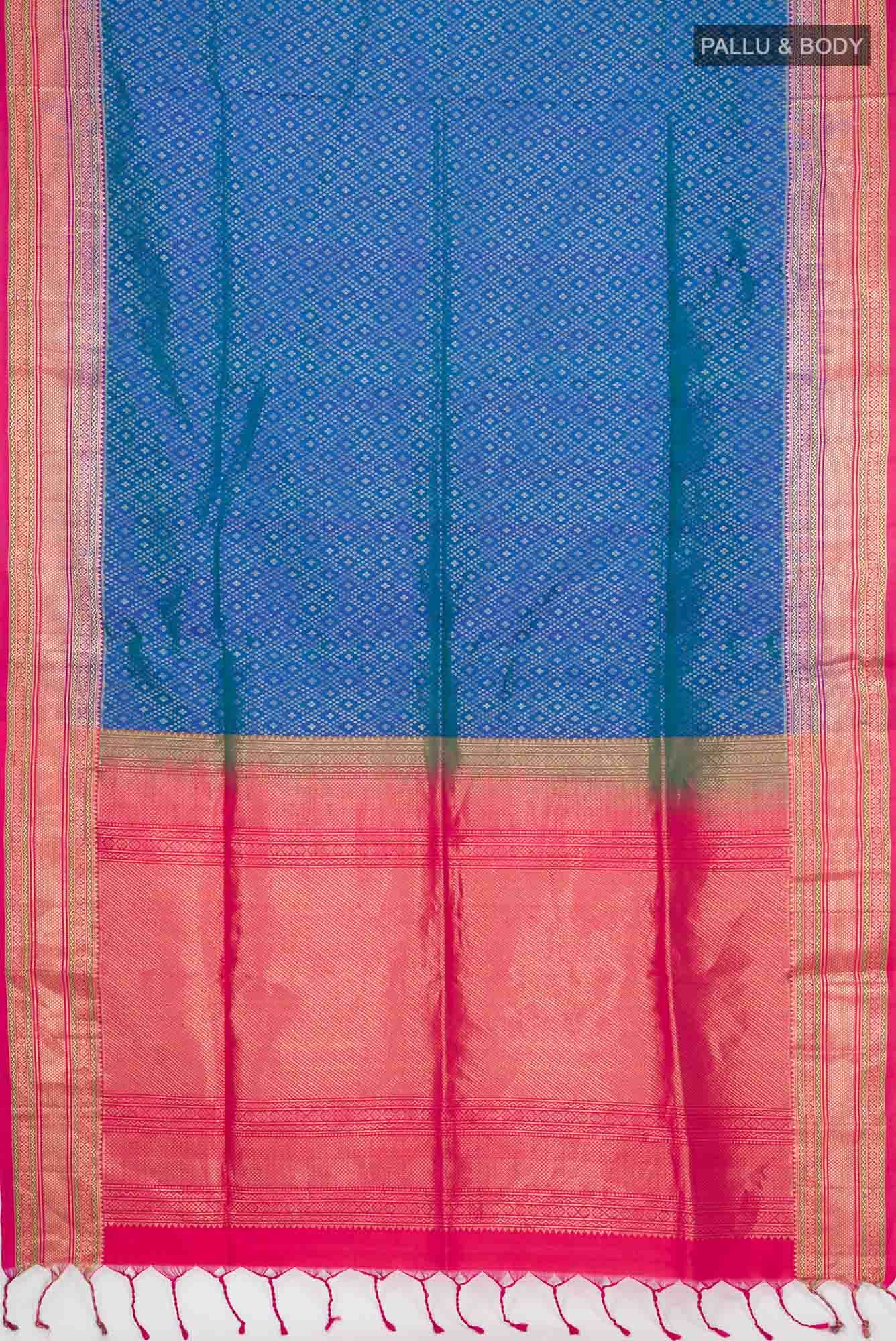 Blue Soft Silk Saree