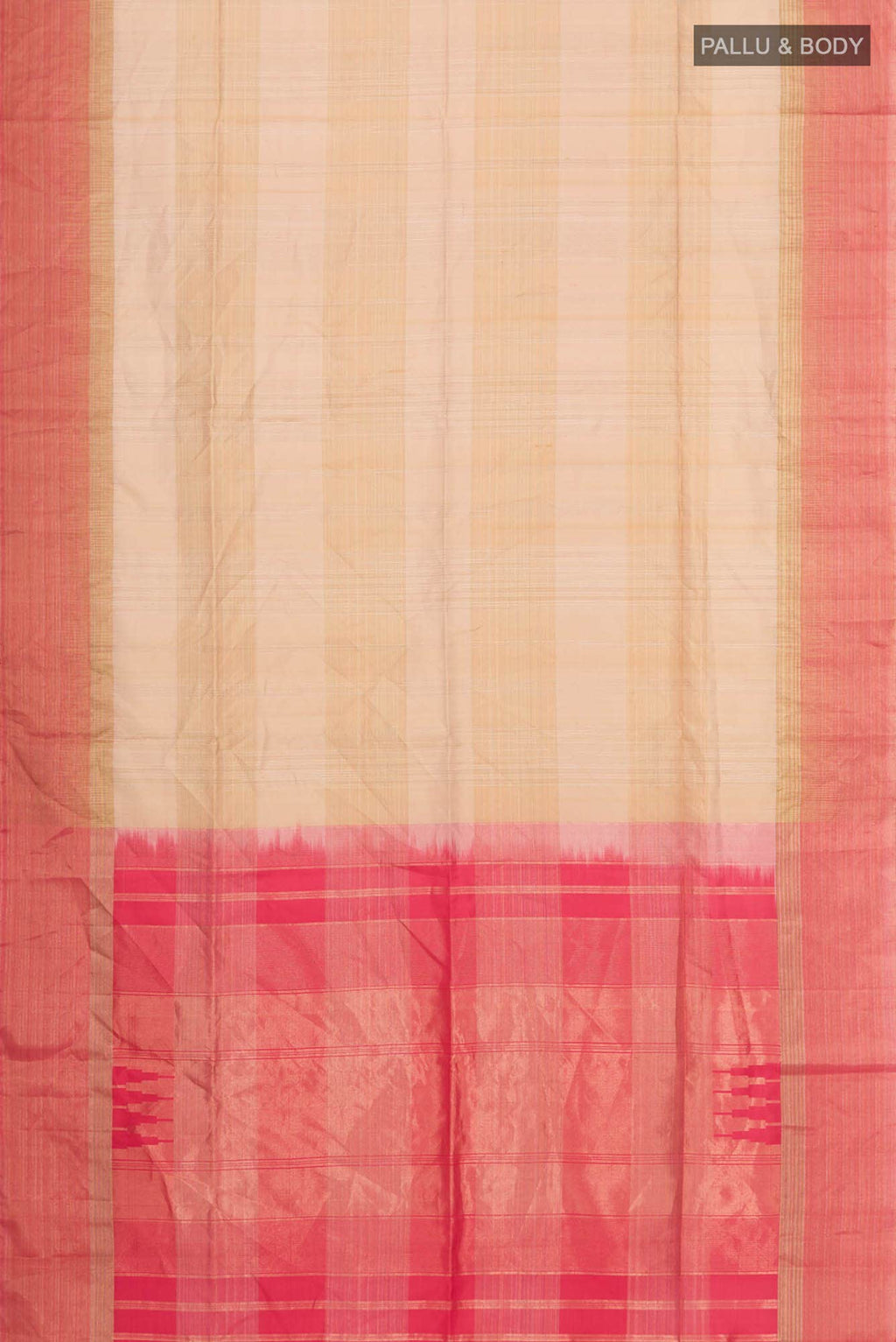 Beige Soft Silk Saree