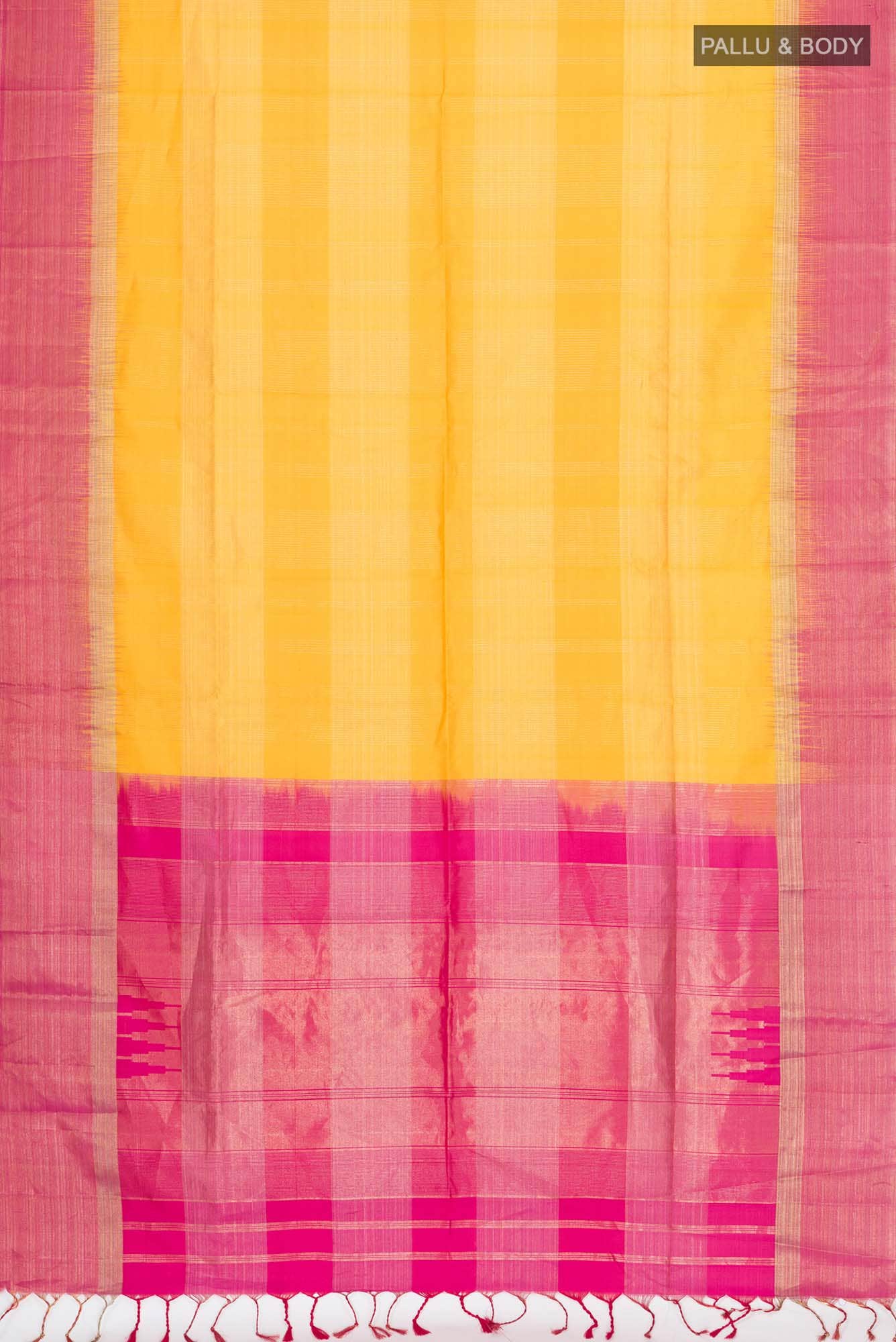 Yellow Soft Silk Saree