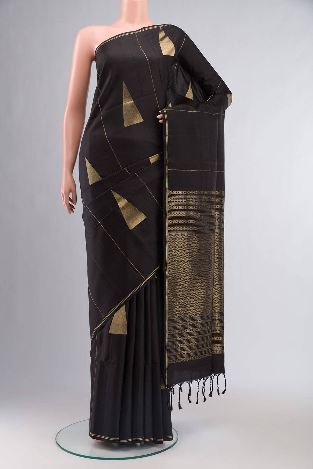 Black Soft Silk Saree