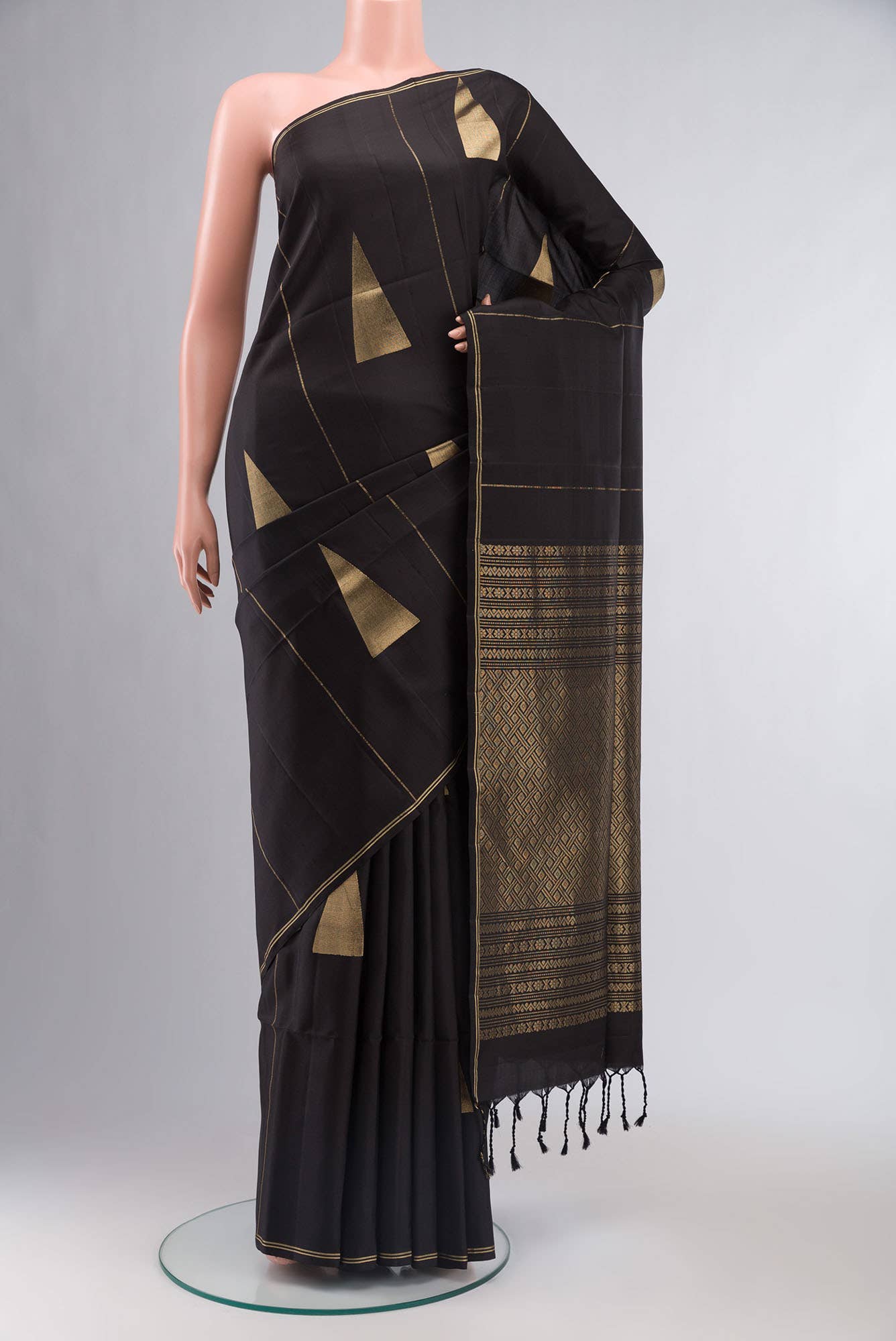 Black Soft Silk Saree