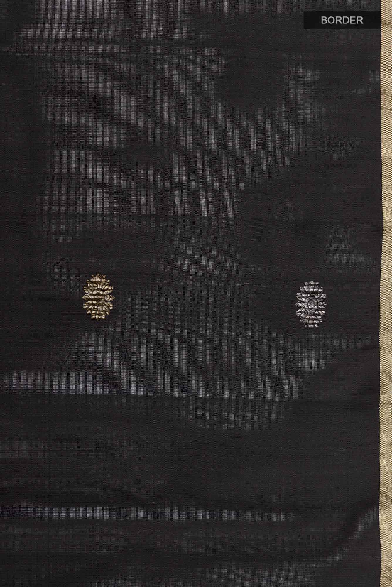Black Soft Silk Saree