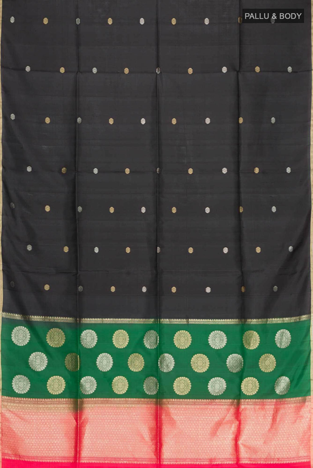 Black Soft Silk Saree