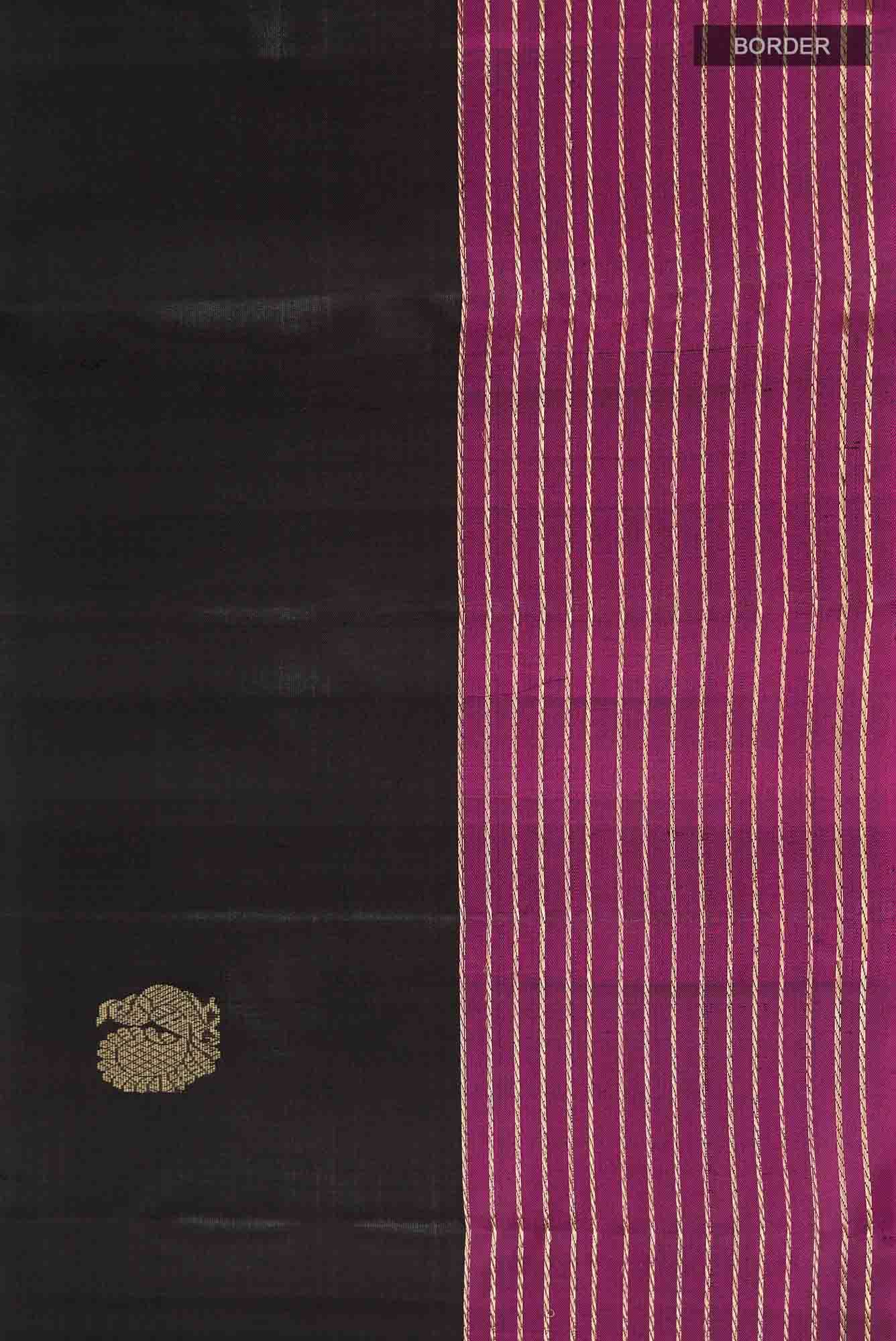 Black Soft Silk Saree