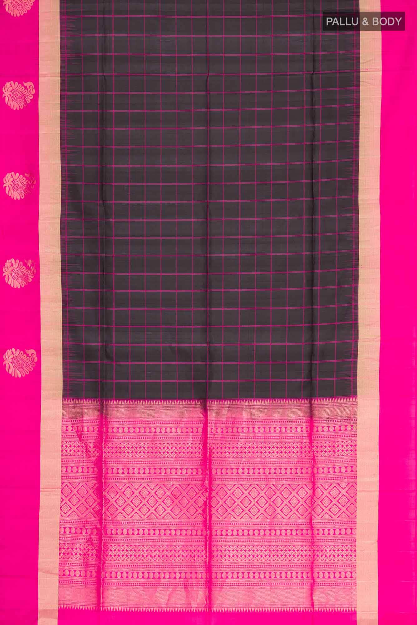 Black Soft Silk Saree