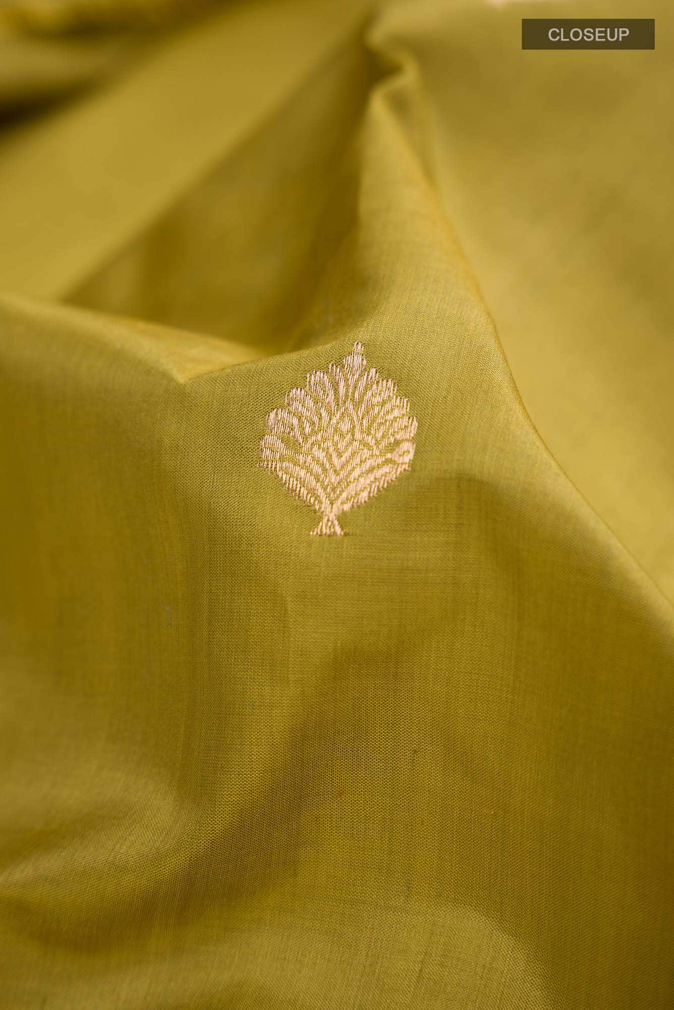 Green Banarasi Katan Silk Saree