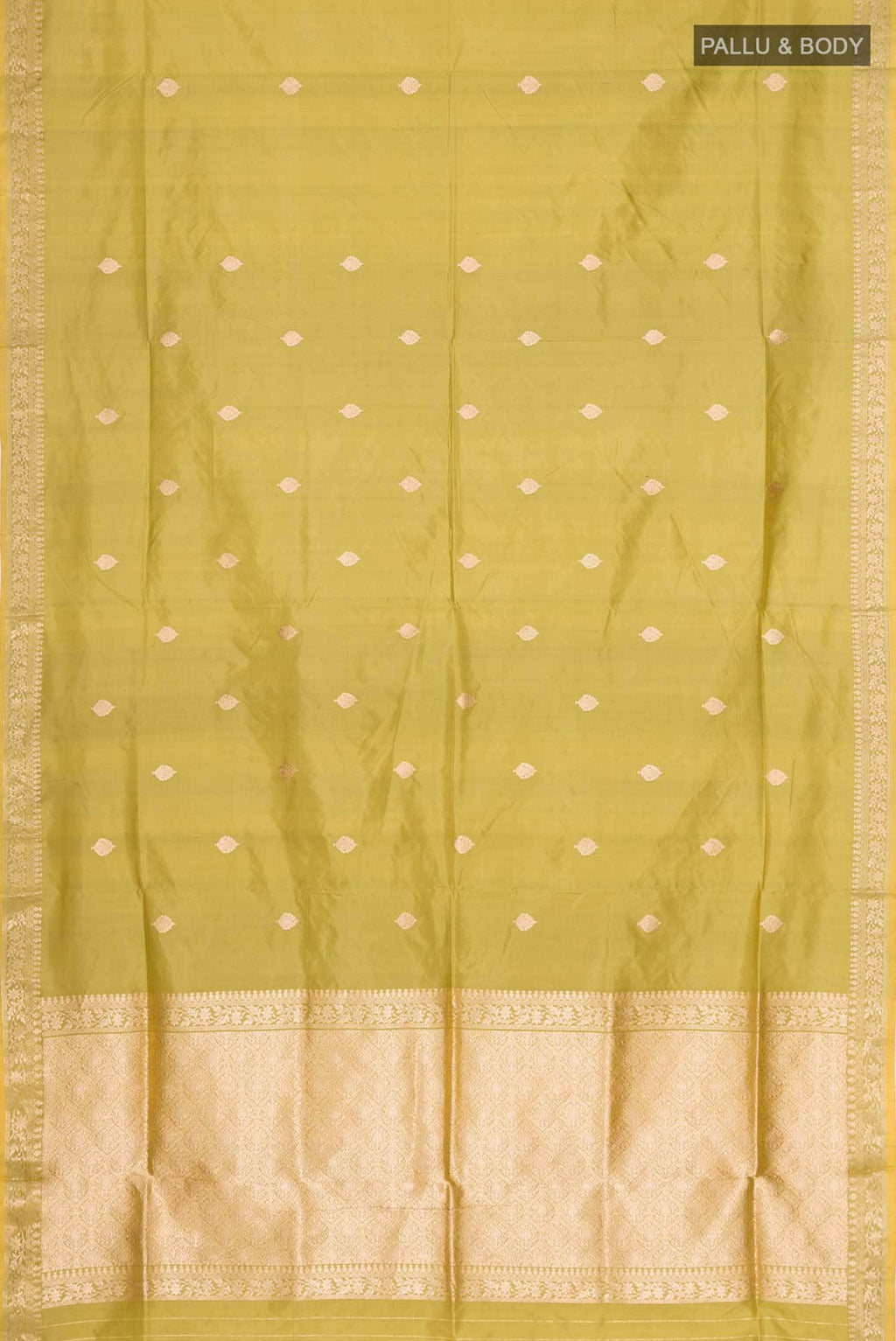 Green Banarasi Katan Silk Saree