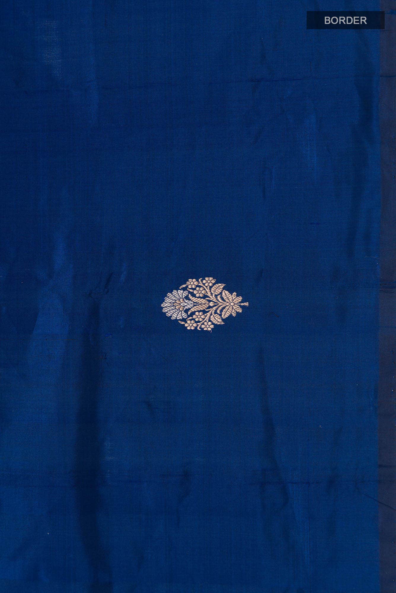 Blue Banarasi Katan Silk Saree