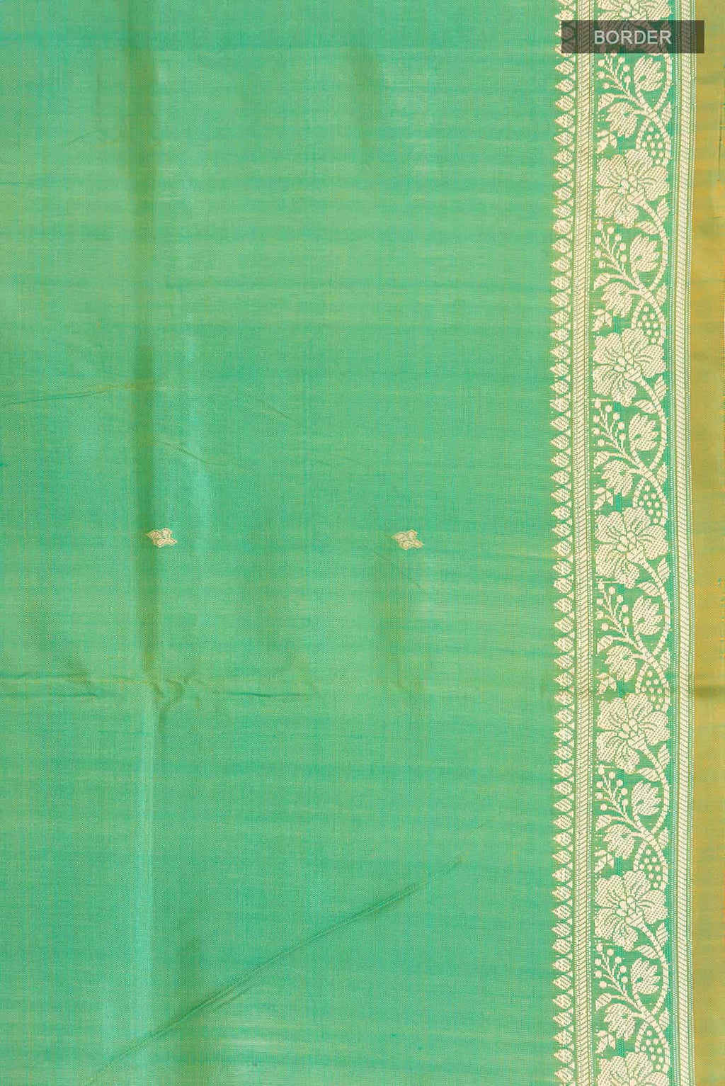 Green Banarasi Katan Silk Saree