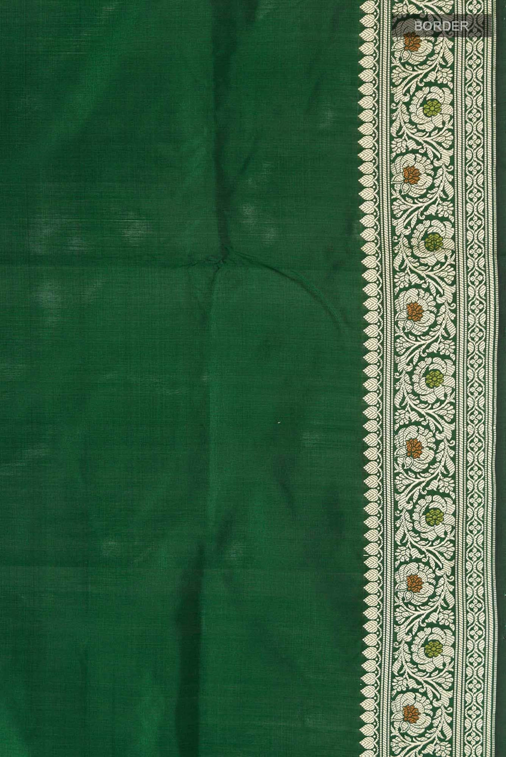 Green Banarasi Katan Silk Saree