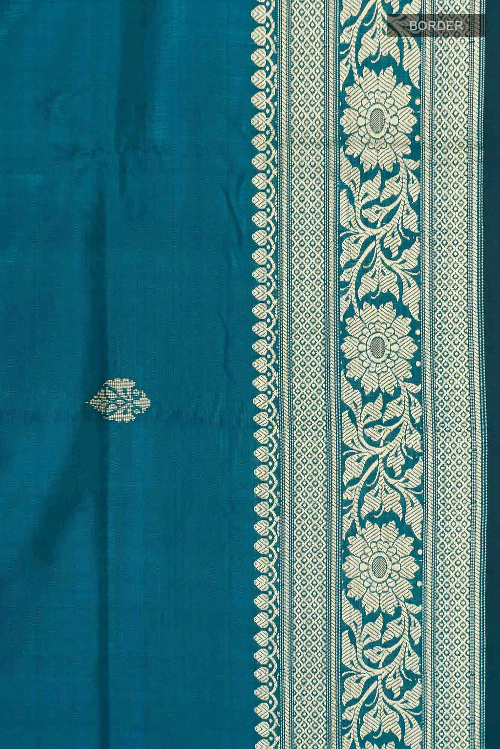Blue Banarasi Katan Silk Saree